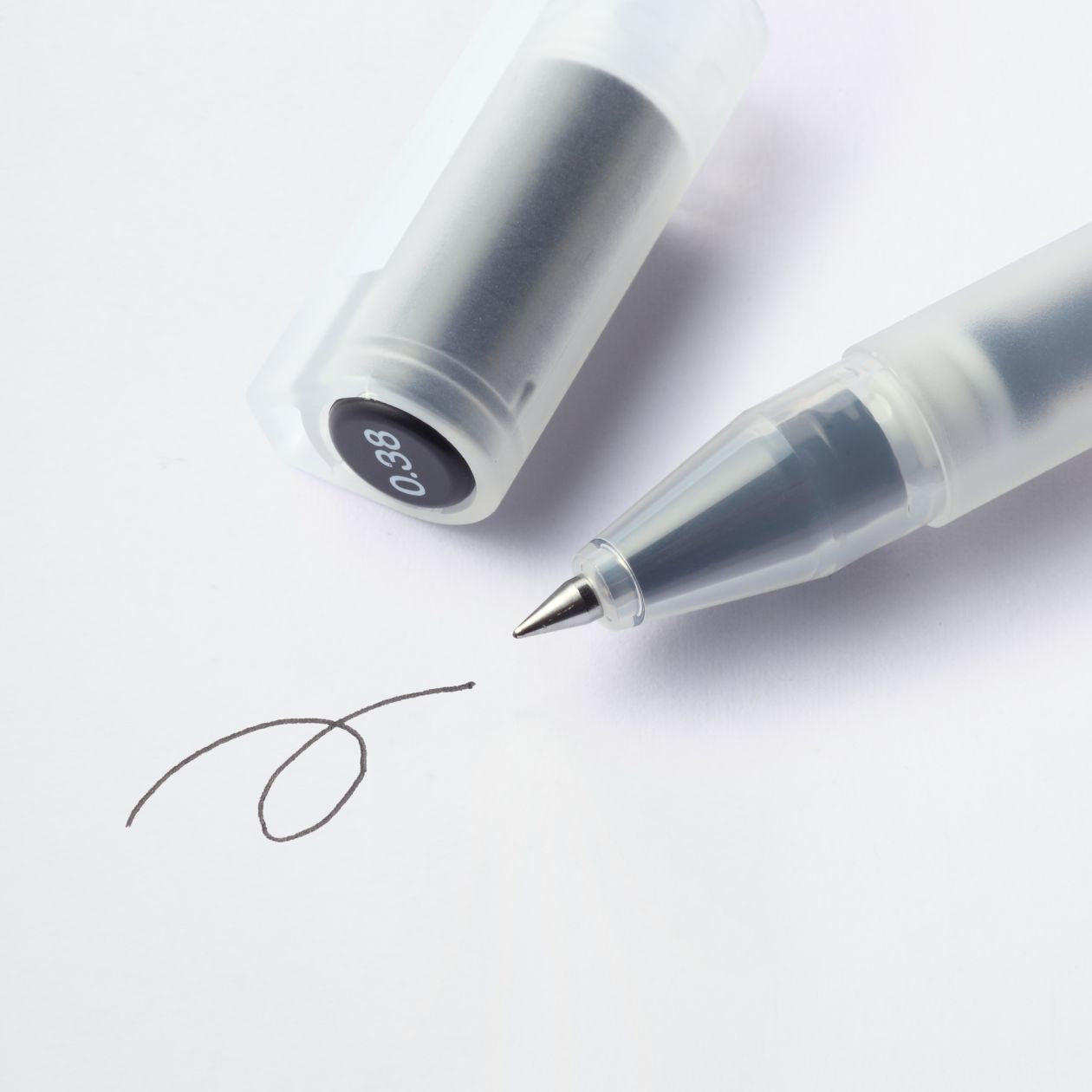 Gel Pen with Cap ‐ Single ‐ 0.38 mm