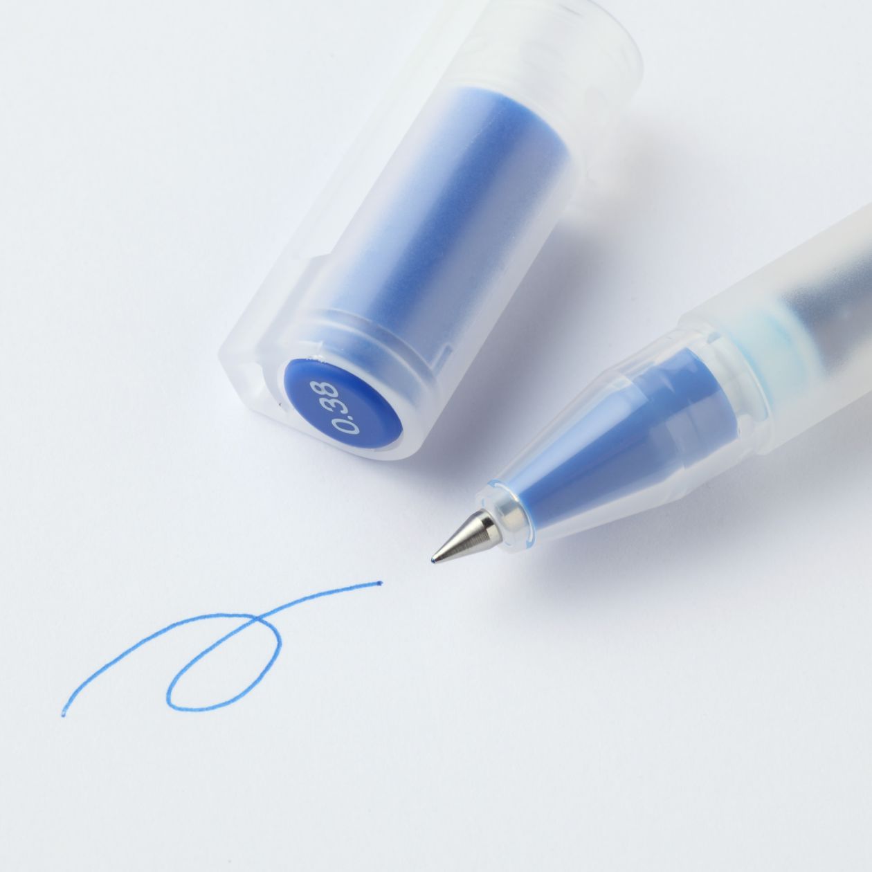 Gel Pen with Cap ‐ Single ‐ 0.38 mm