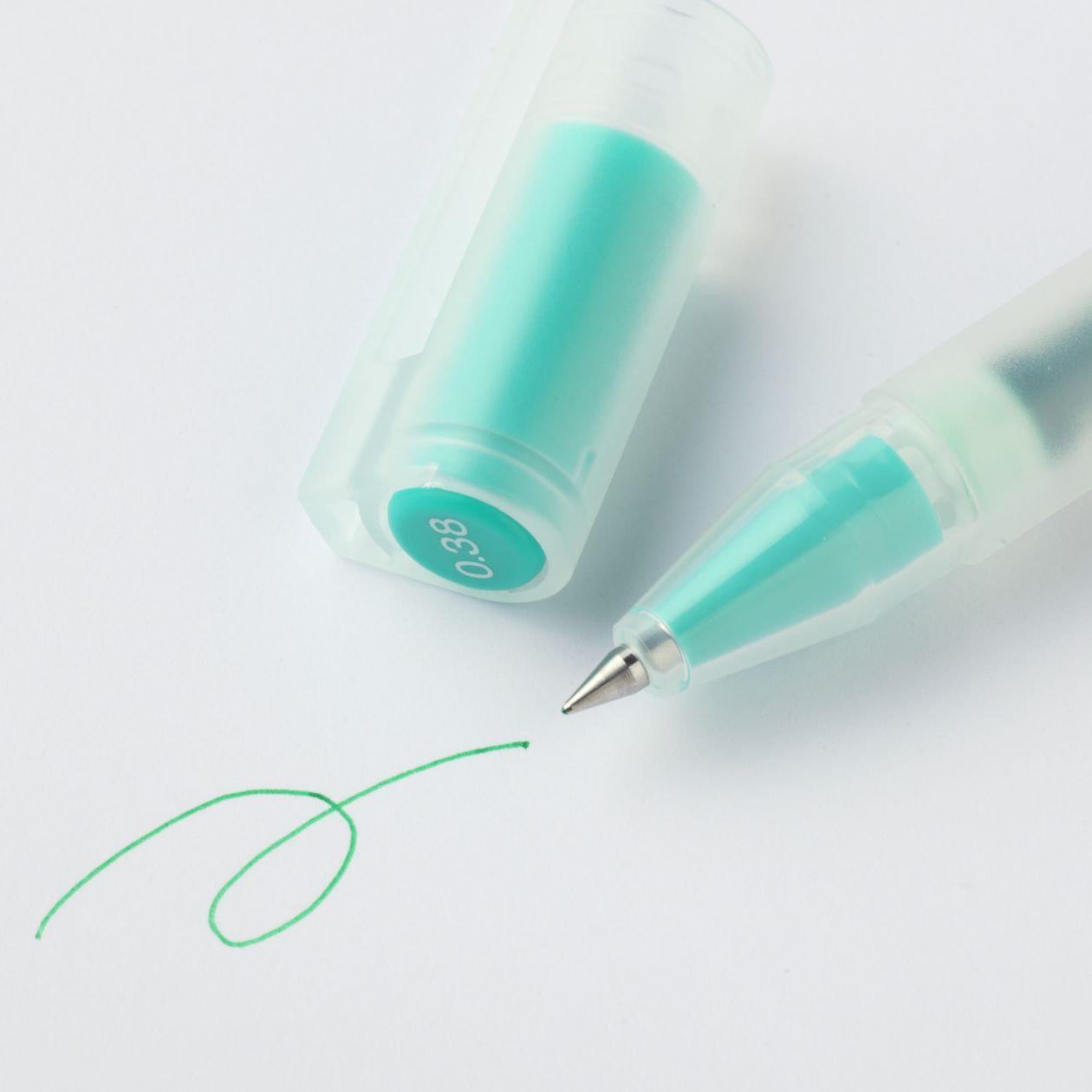 Gel Pen with Cap ‐ Single ‐ 0.38 mm