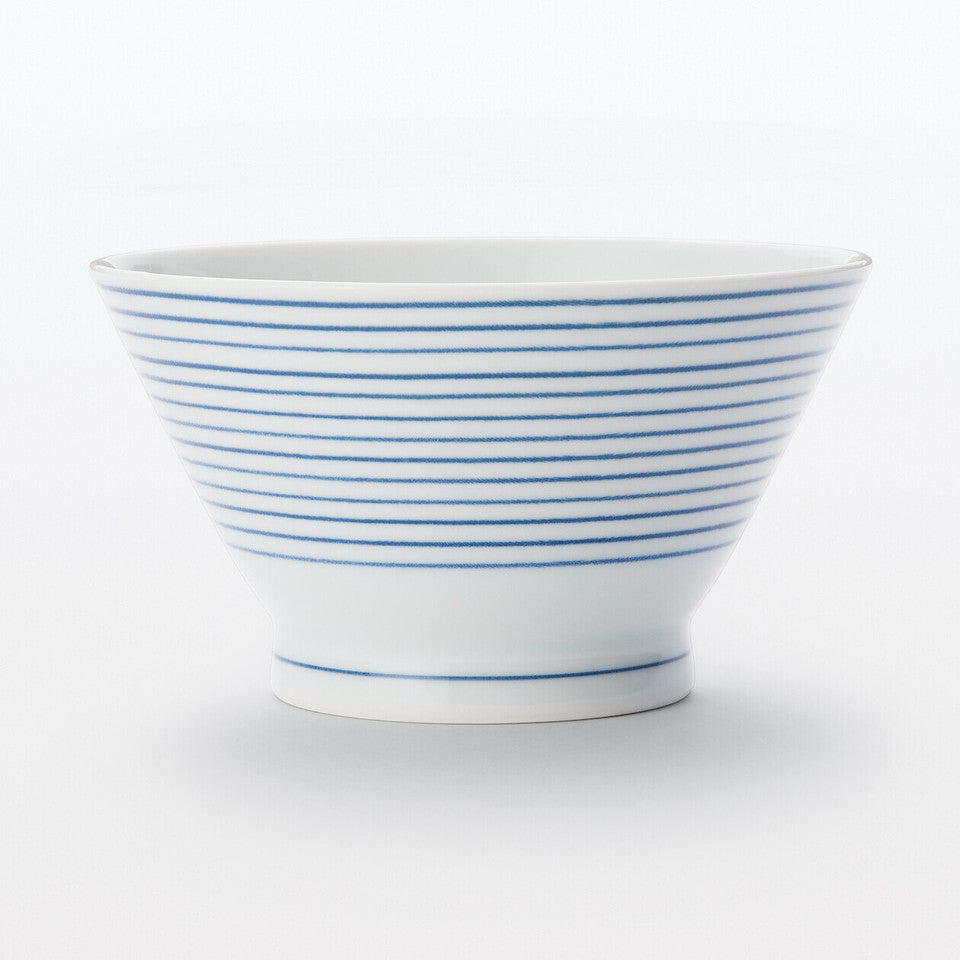 Hasami Ware Porcelain Rice Bowl ‐ Stripe
