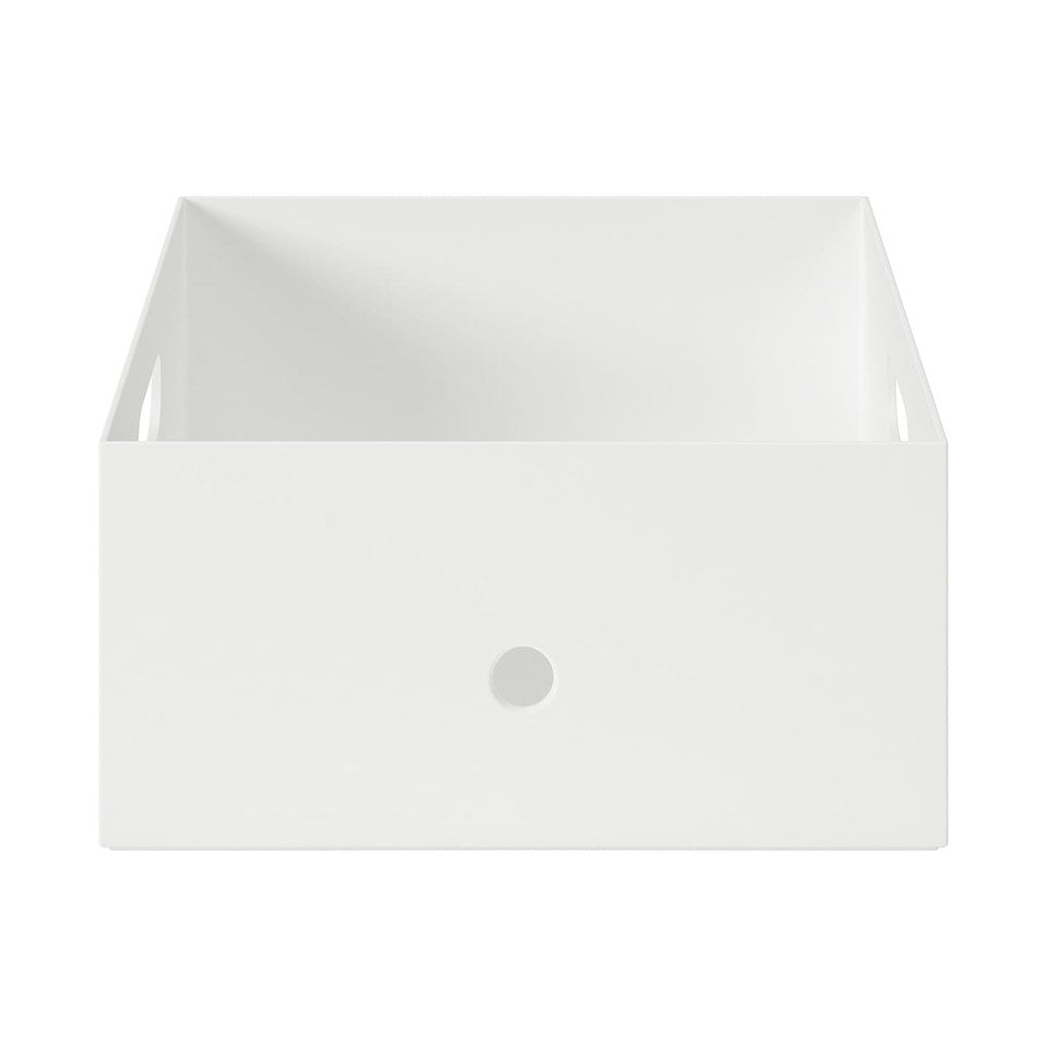PP File Box White Grey 25x32x12cm