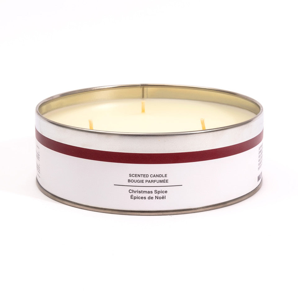 Large Christmas Spice Tin Candle