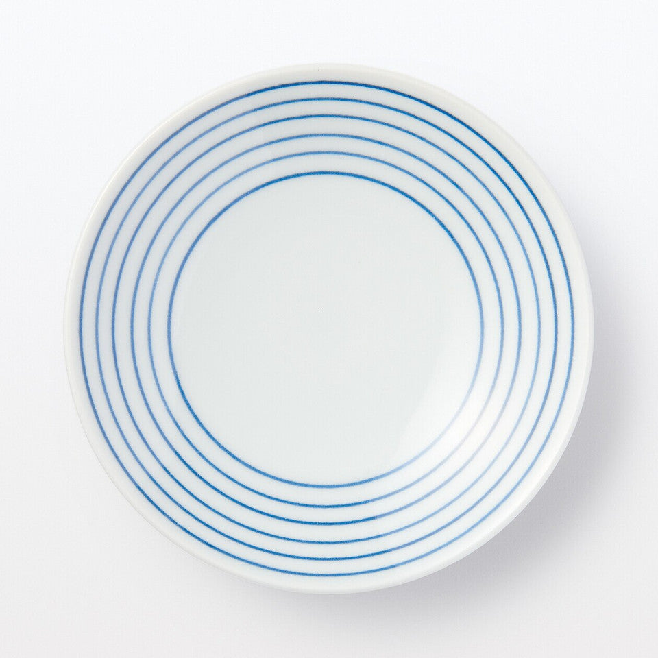 Hasami Ware Porcelain Plate ‐ Stripe