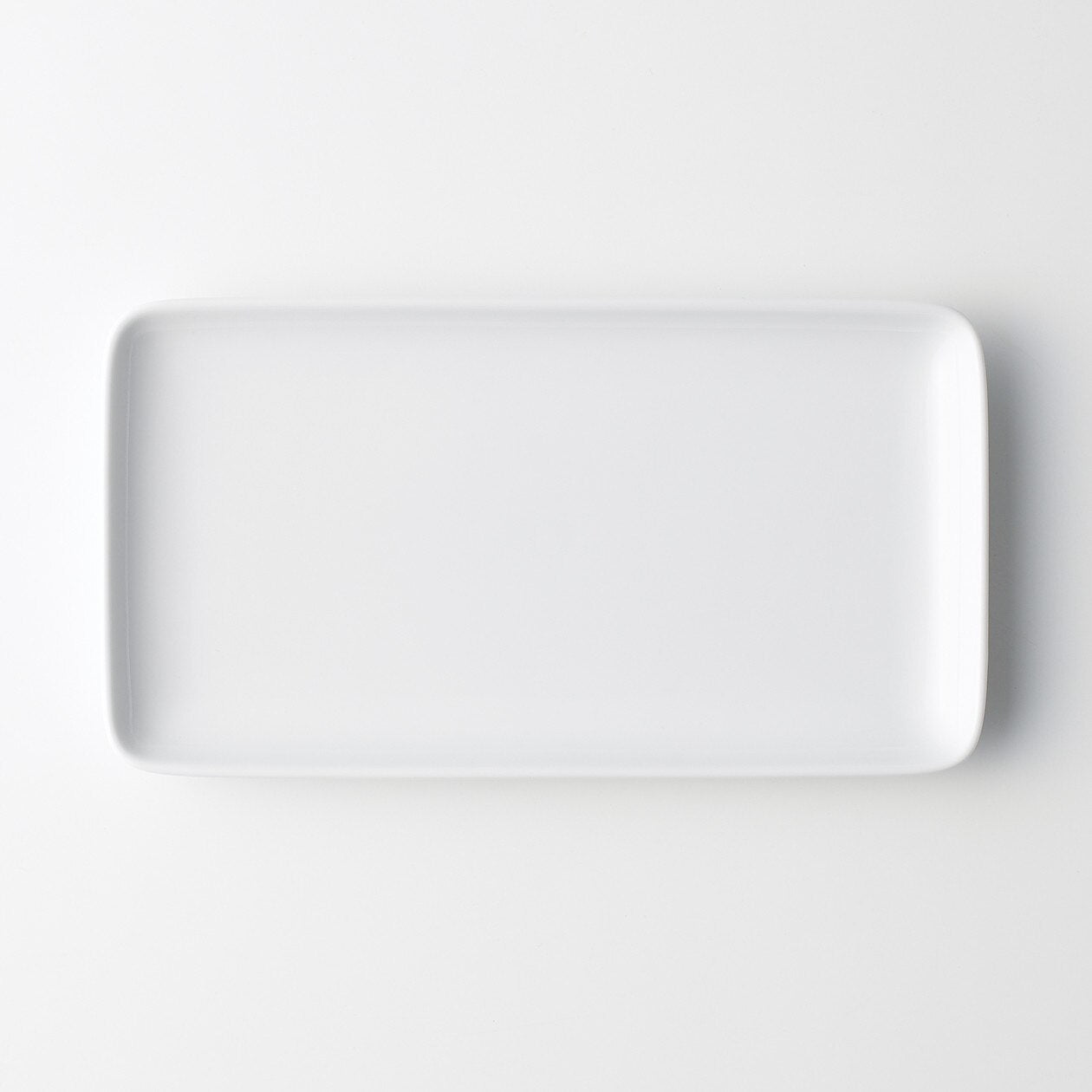 Hakuji White Porcelain Rectangle Dish Large