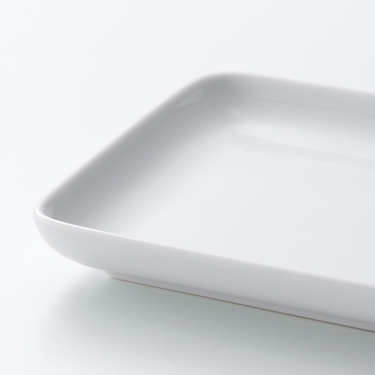 Hakuji White Porcelain Rectangle Dish Large