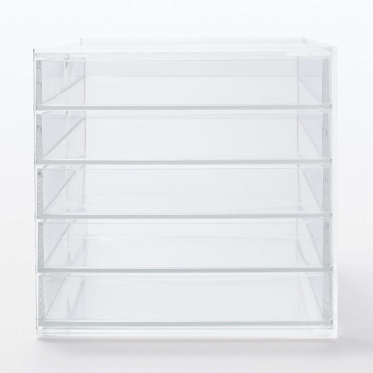 Acrylic Box - 5 Drawers - Wide