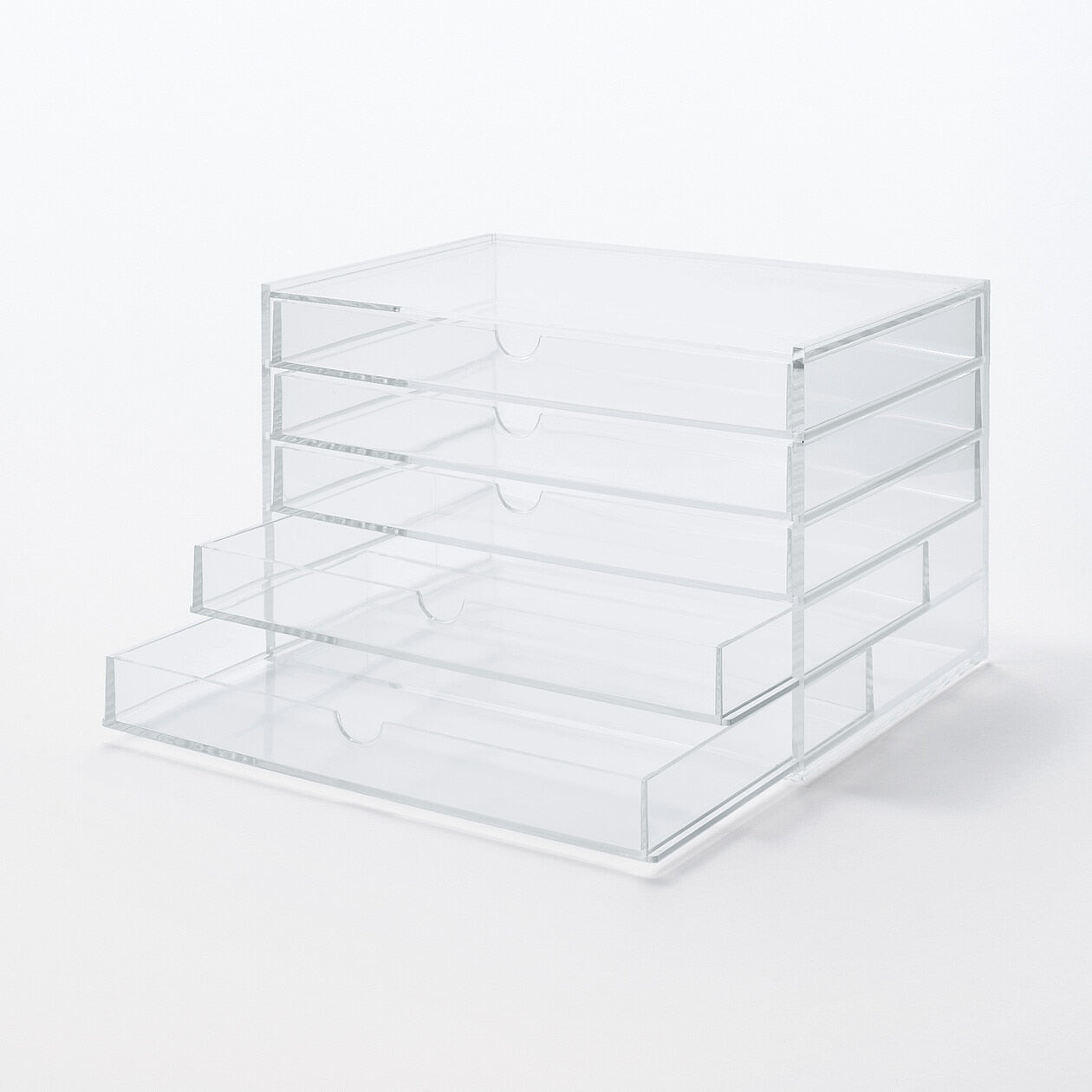 Acrylic Box - 5 Drawers - Wide