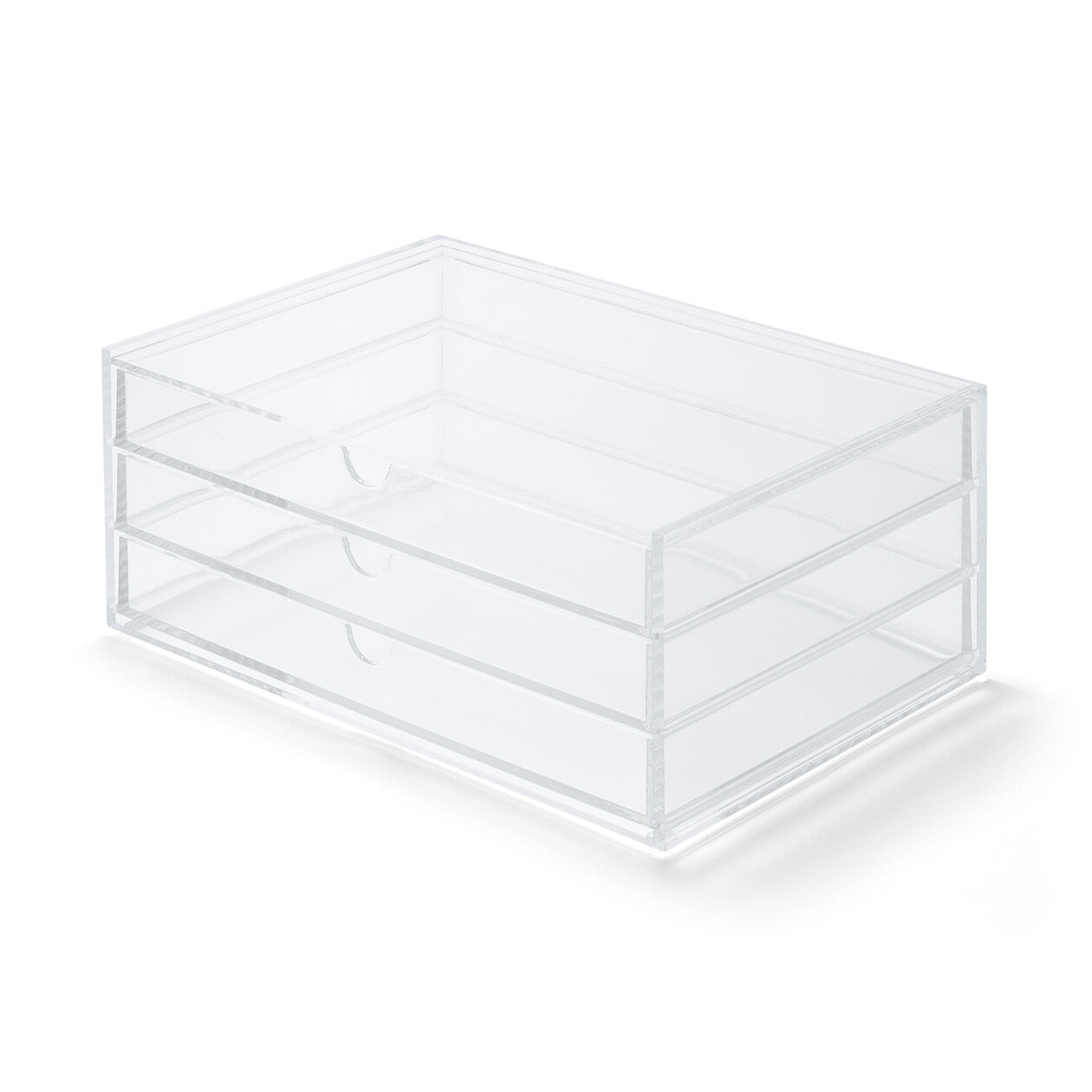 Acrylic Case - 3 Drawers - Wide