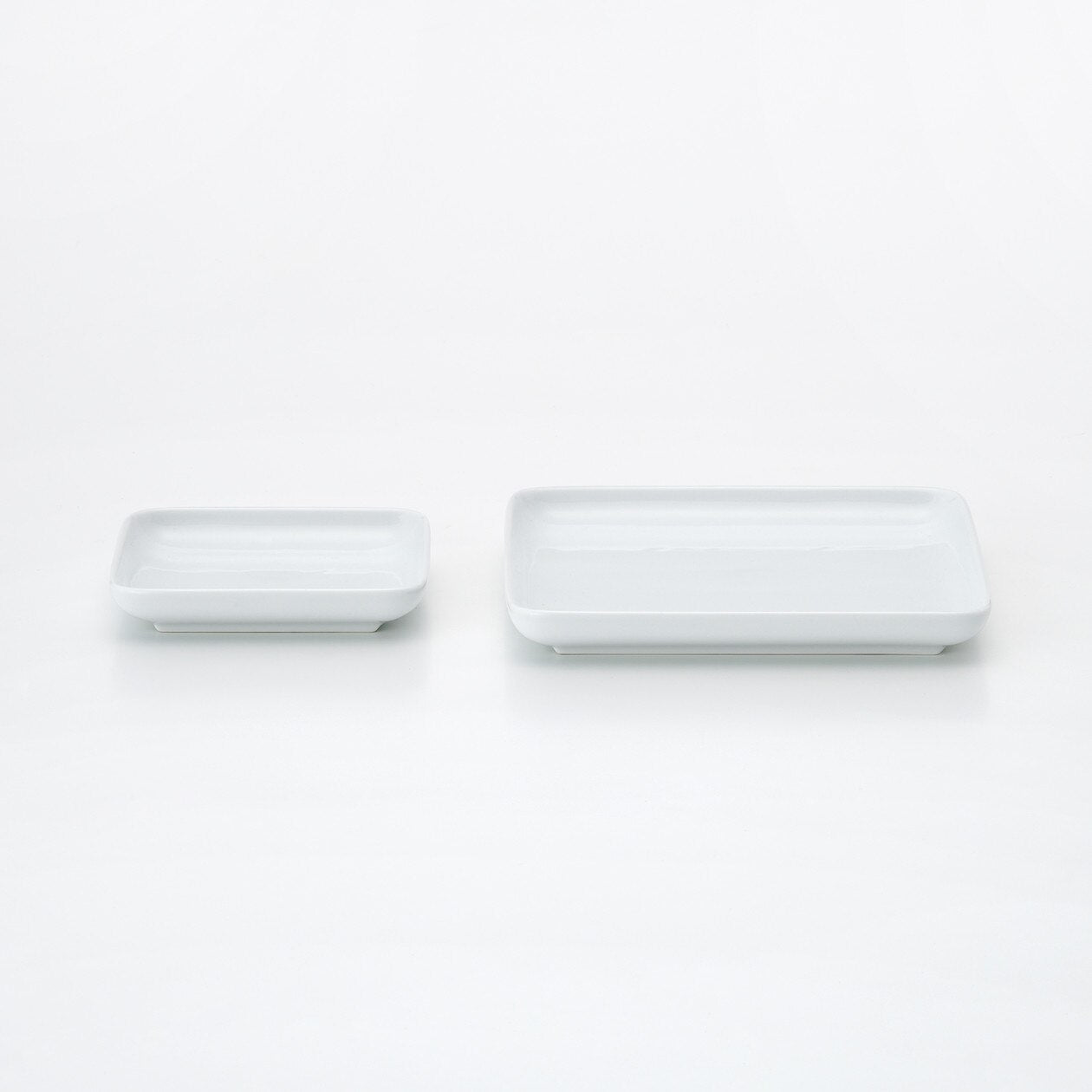Hakuji White Porcelain Square Plate - Large