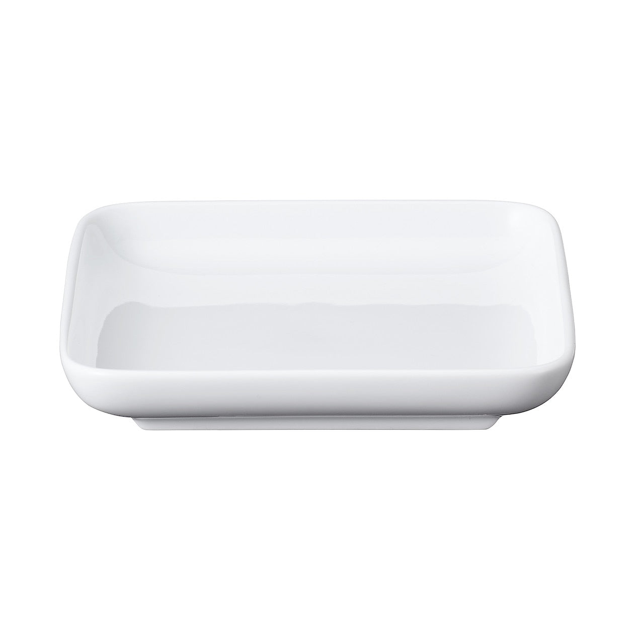 Hakuji White Porcelain Square Plate Small