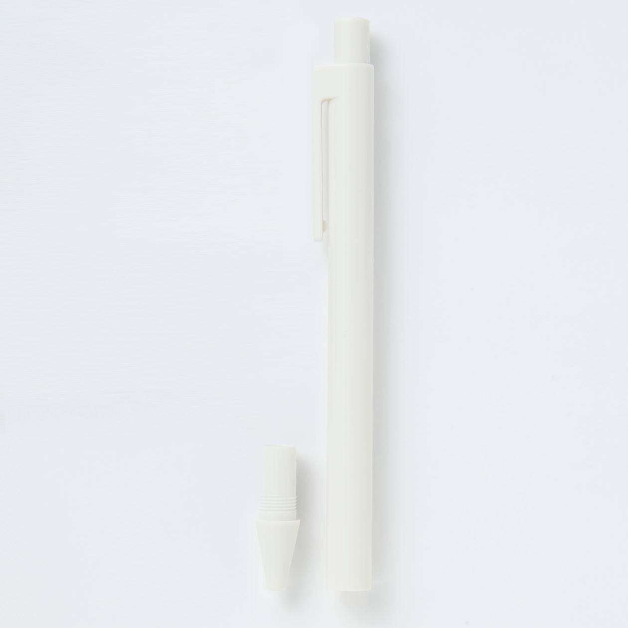 BALLPOINT PEN KNOCK TYPE BODY / WHITE