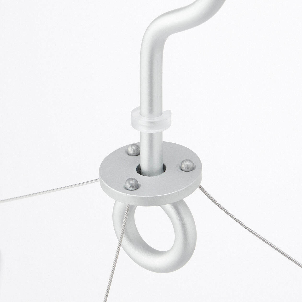 Aluminium Square Hanger Semicircular Shape 16 Pegs