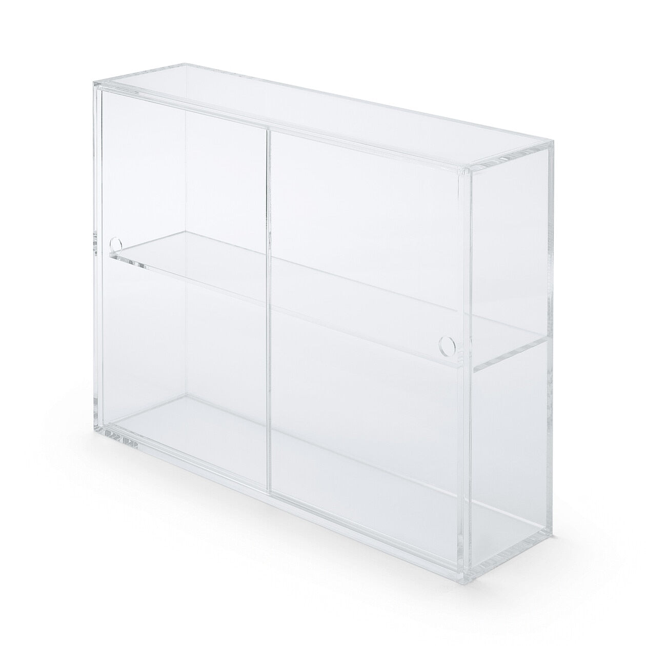 Acrylic Display Case With Sliding Doors Large