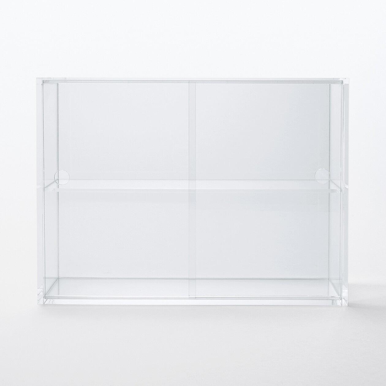 Acrylic Display Case with Sliding Doors Small
