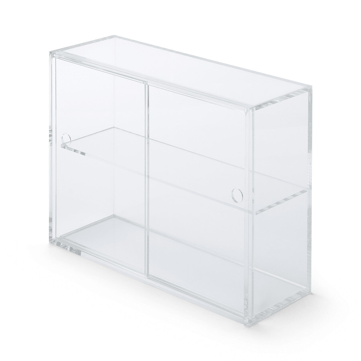Acrylic Display Case with Sliding Doors Small