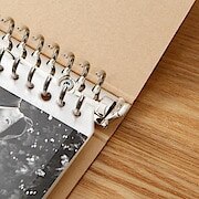 A4 30-Ring Binder Beige