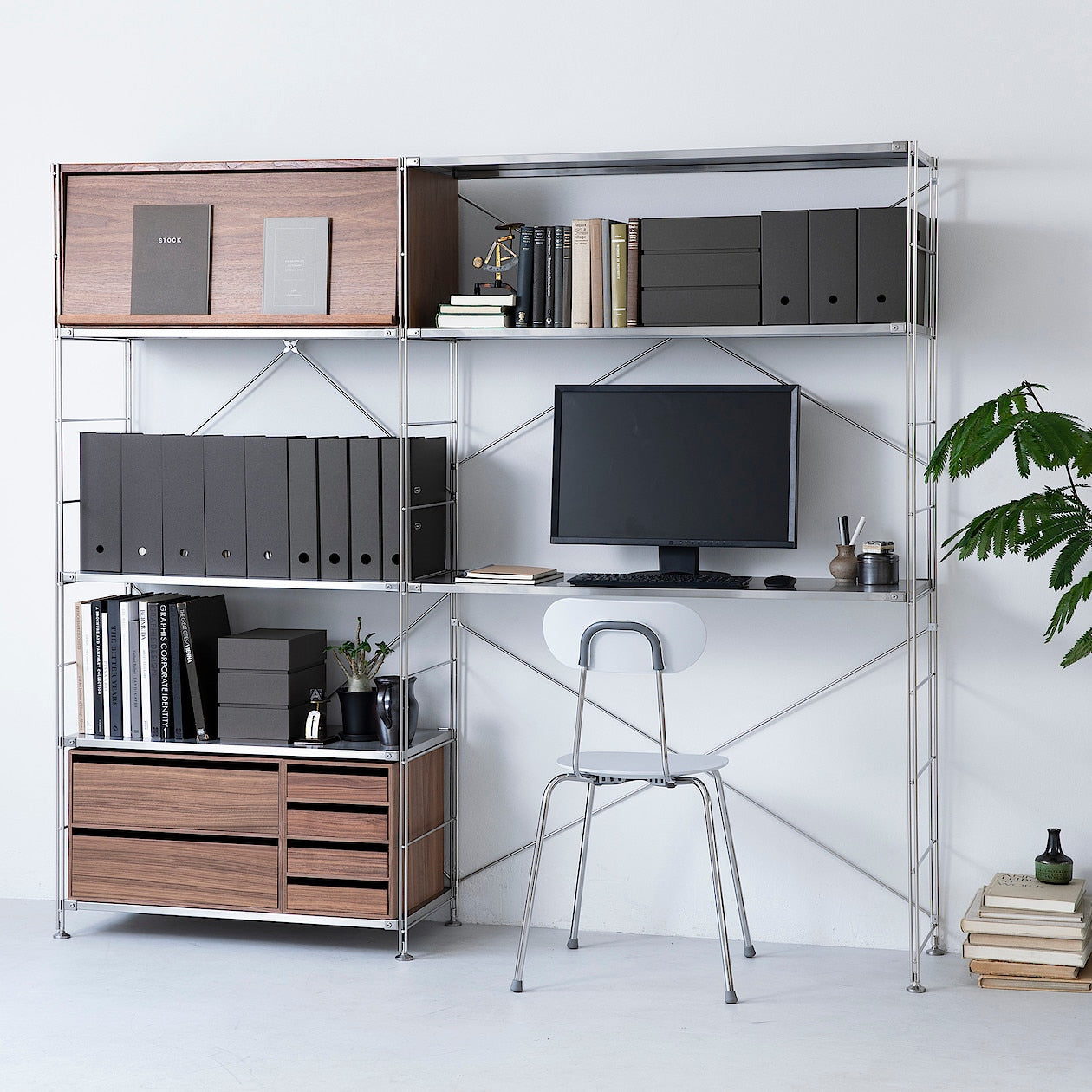 A4 LEVER ARCH FILE GREY