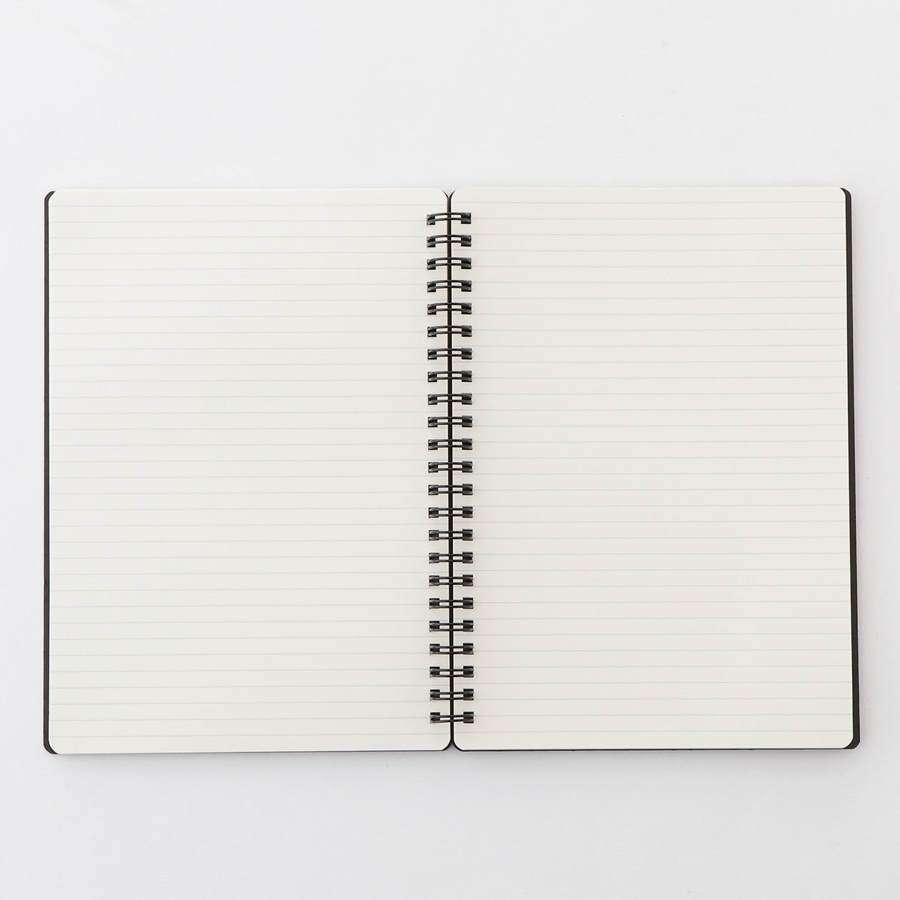 High Quality Paper Double Ring Notebook with Rubberband A5 Black A5