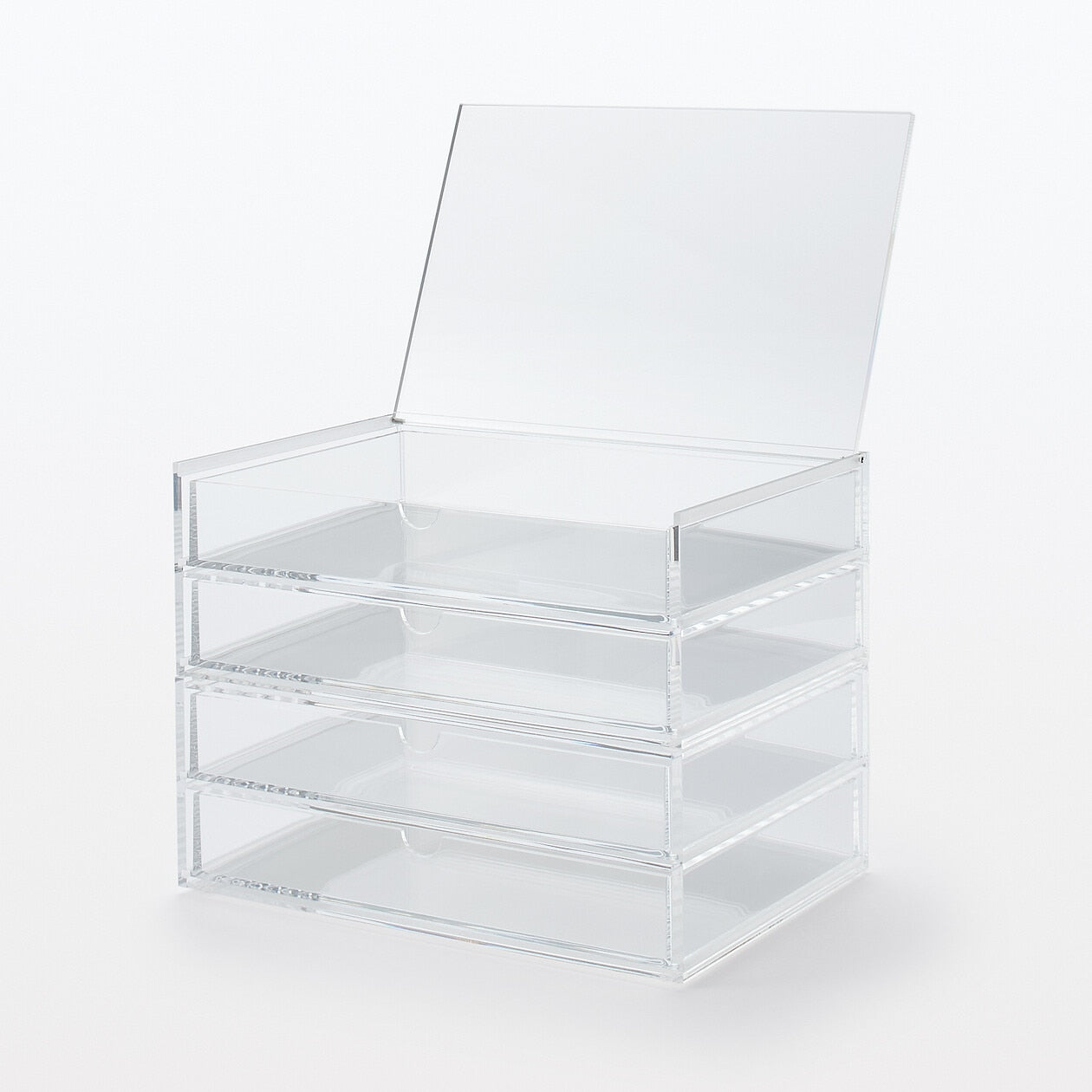 STACKABLE ACRYLIC 2 DRAWER - WIDE