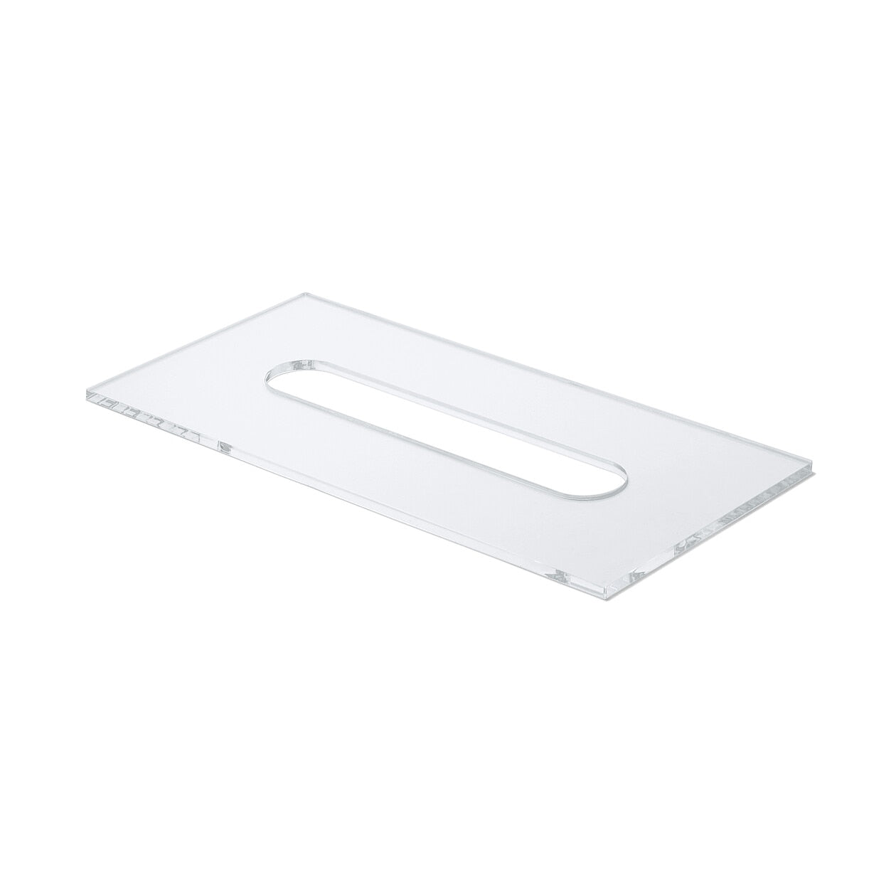 STACKABLE ACRYLIC BOX COVER FOR TISSUES