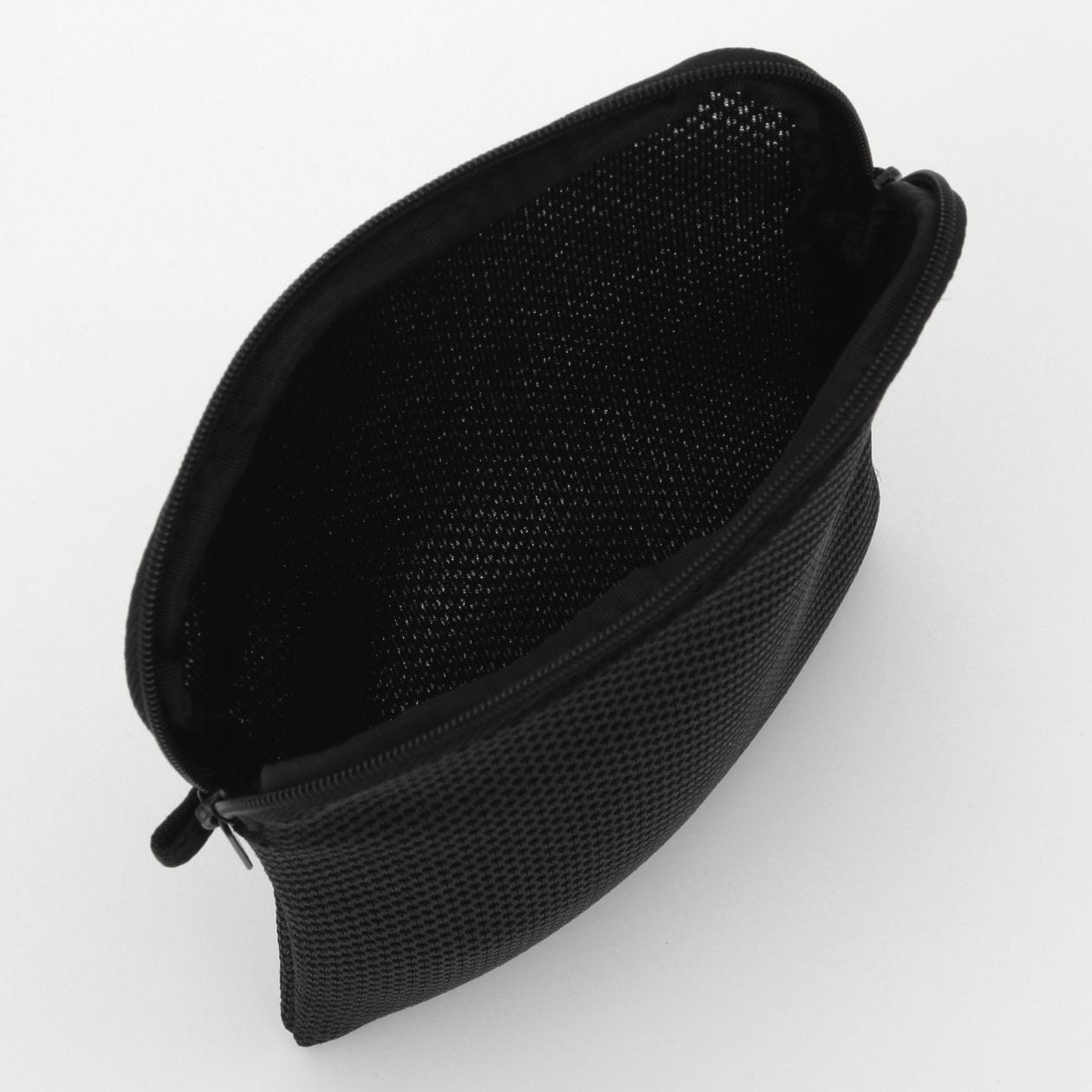 Polyester mesh Cushion case Black L Black 21.5 x 15 cm