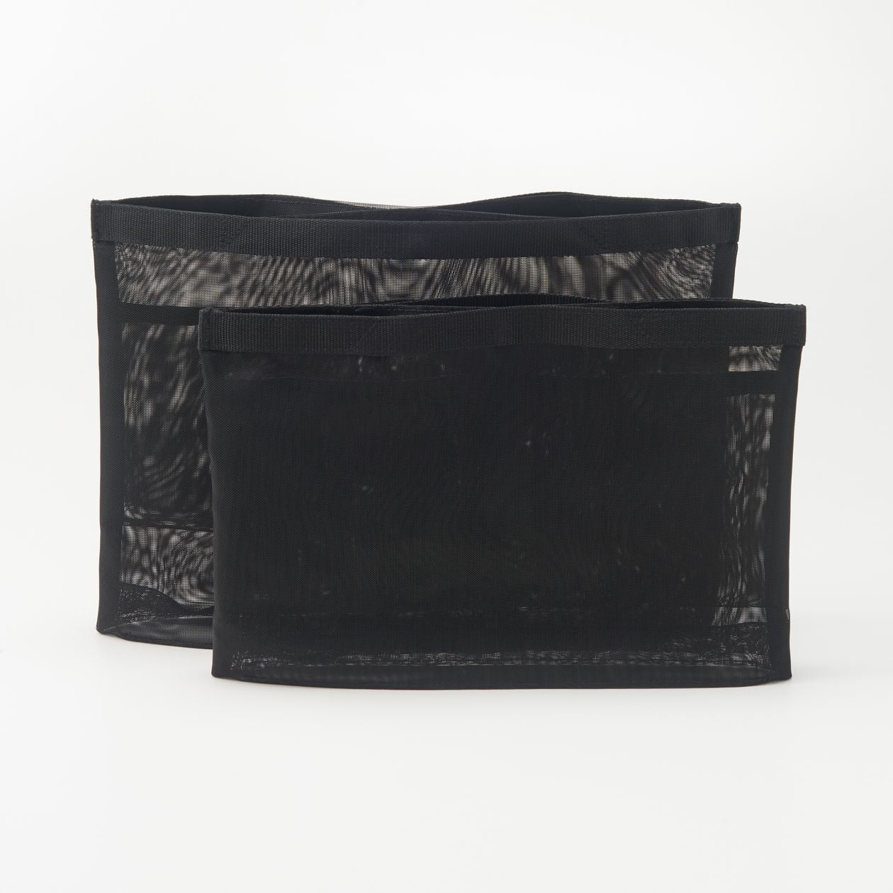 NYLON MESH BAG ORGANISER A4 BLACK