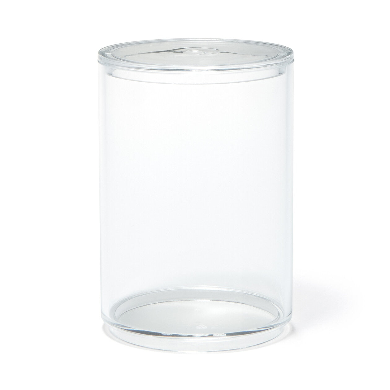 Acrylic Cylindrical case with lid