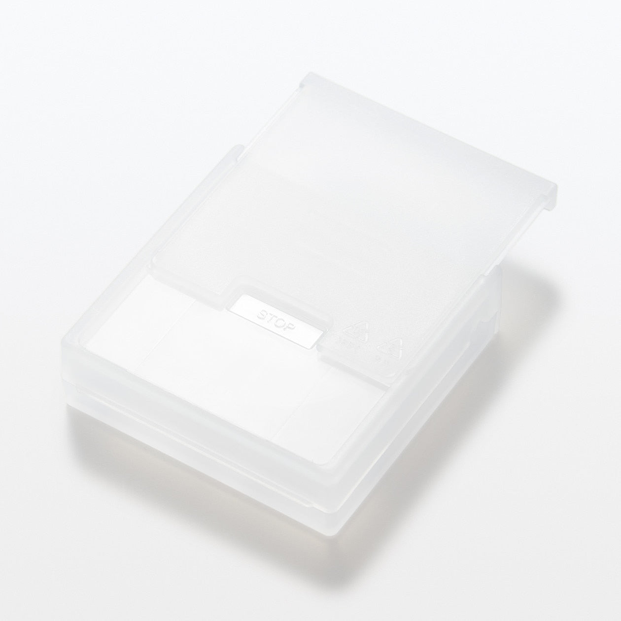 Polypropylene Cable Case with Stand Semi-transparent Square