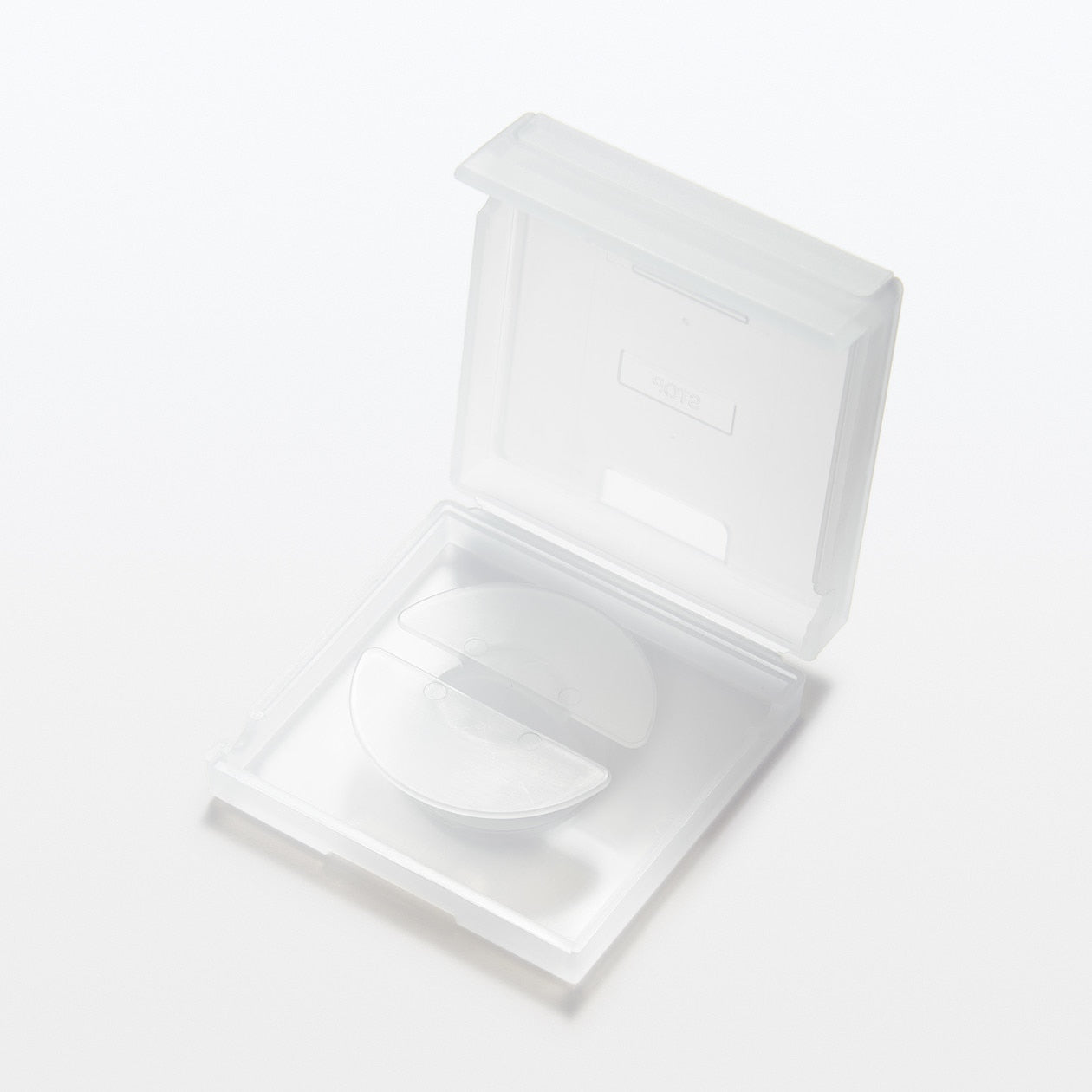 Polypropylene Cable Case with Stand Semi-transparent Square