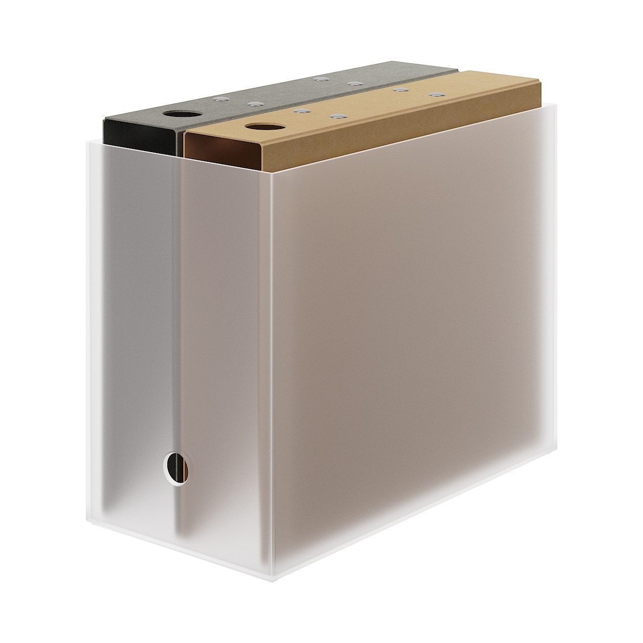 PP Open File Box Standard Wide A4