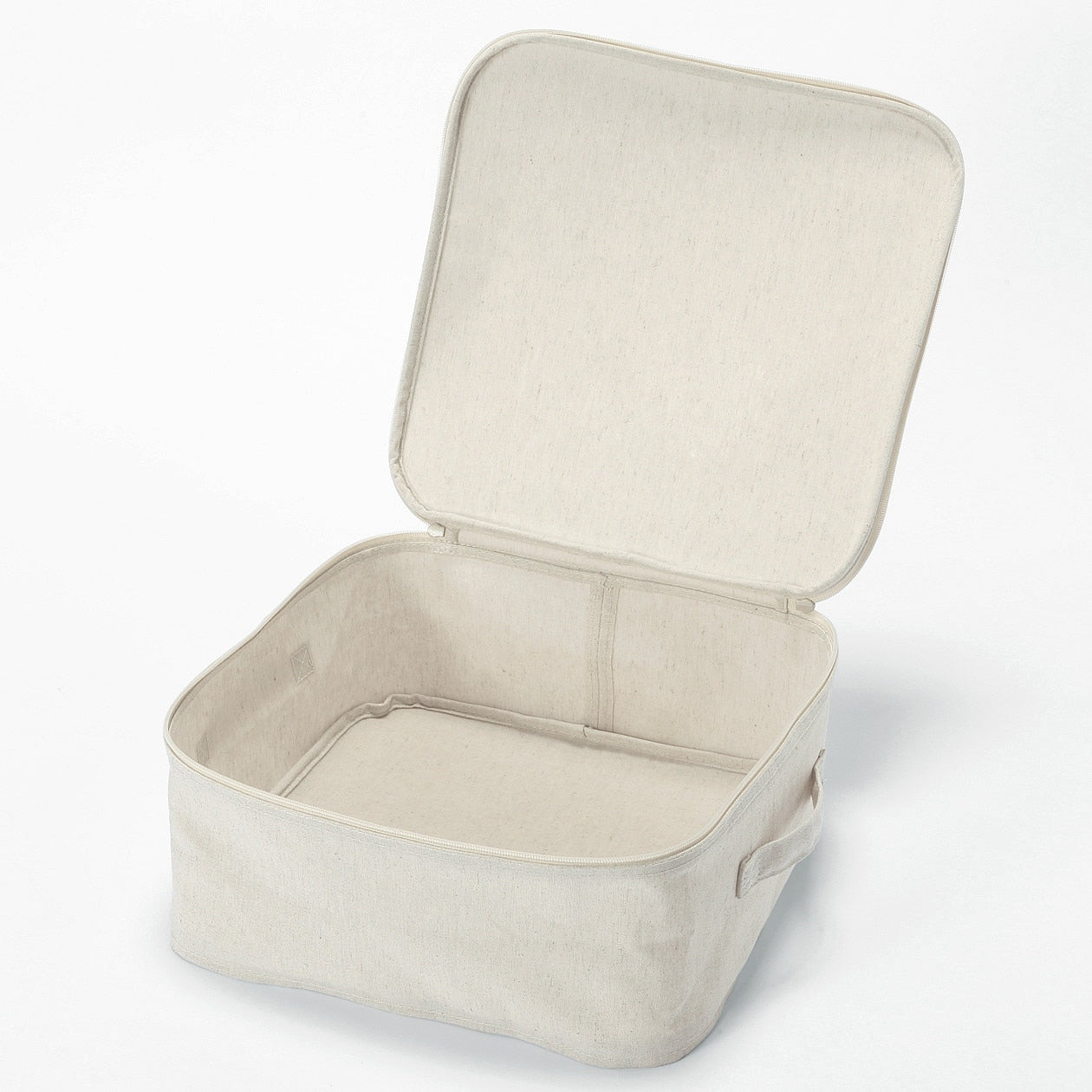 Fabric Storage Box with Lid – 35 x 35 x 16 cm