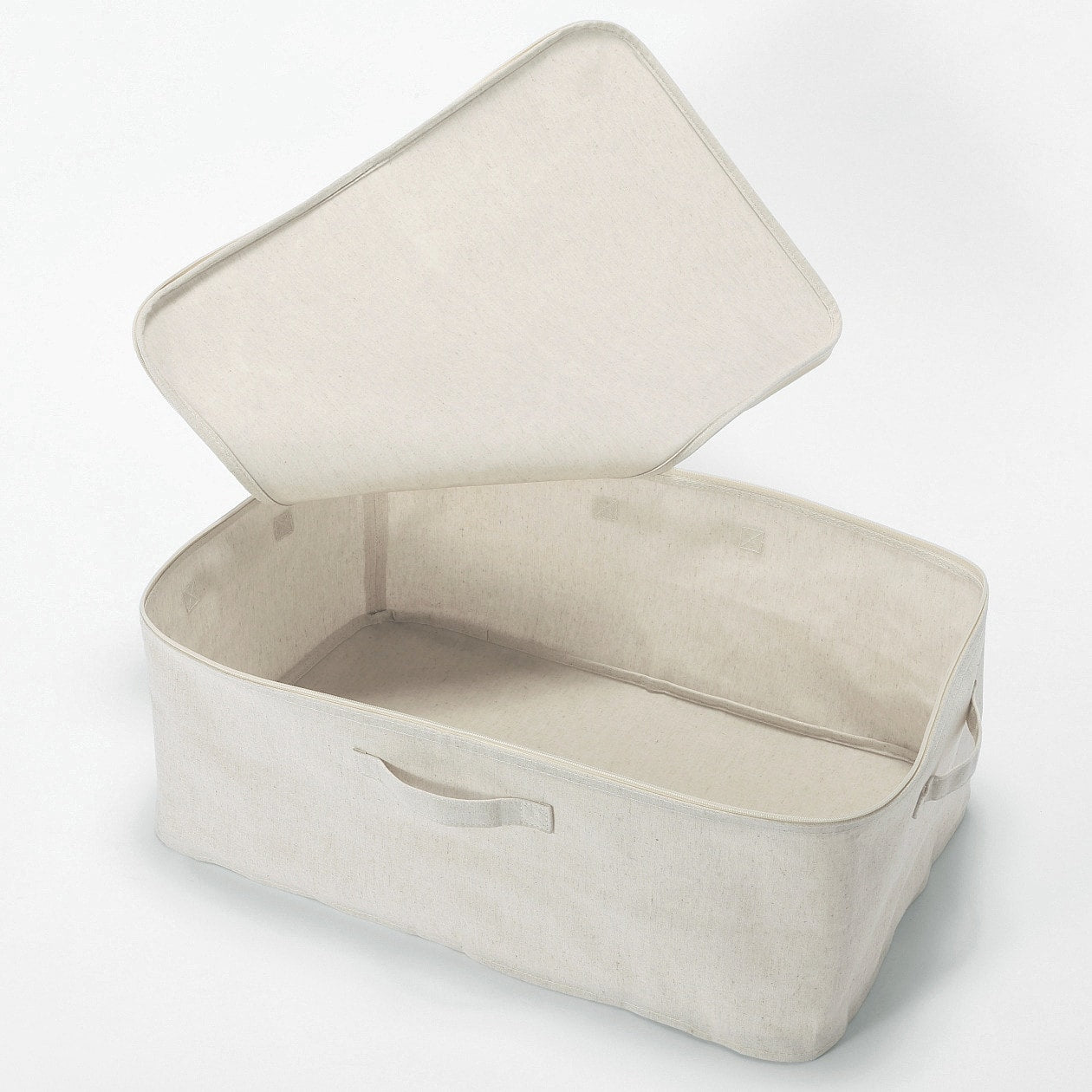 Fabric Storage Box with Lid – 59 x 39 x 23 cm