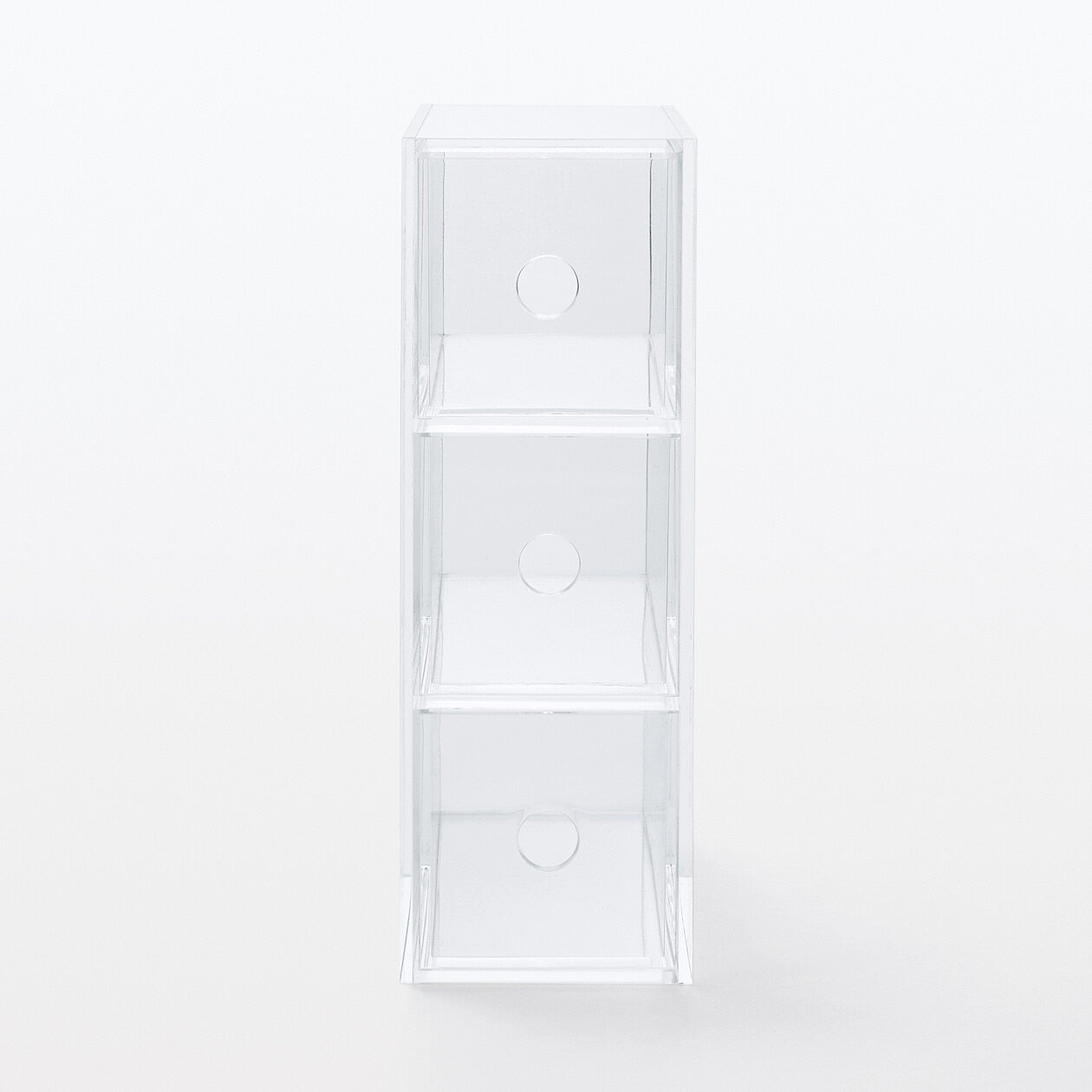Acrylic Unit with 3 Drawers