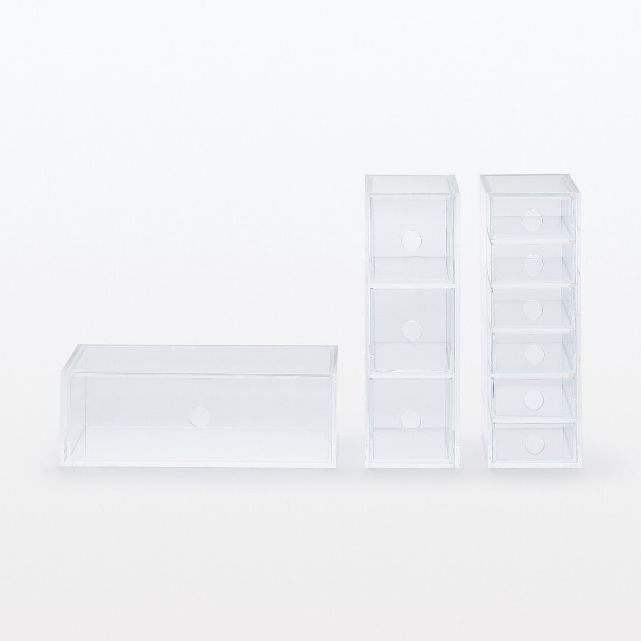 Acrylic Unit with 3 Drawers
