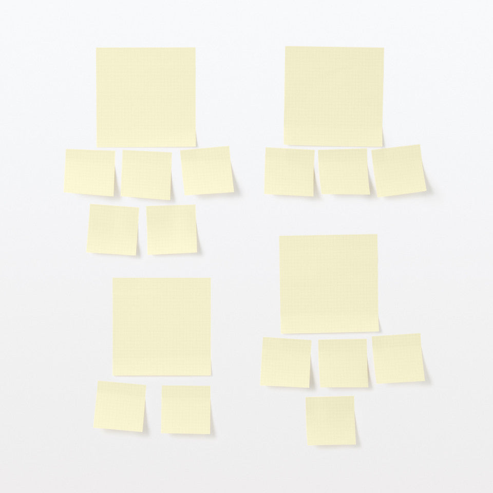 Sticky Grid Note Square Pad Large 5mm