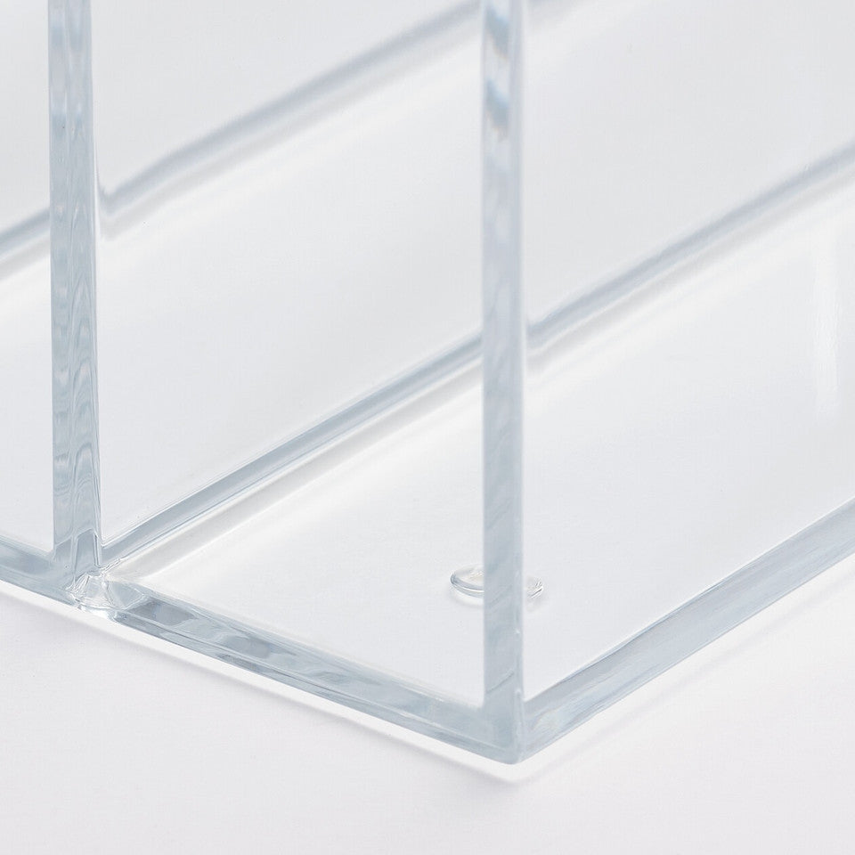 Acrylic 3 Partition Shelf ‐ S W13.3 x D21 x H16 cm