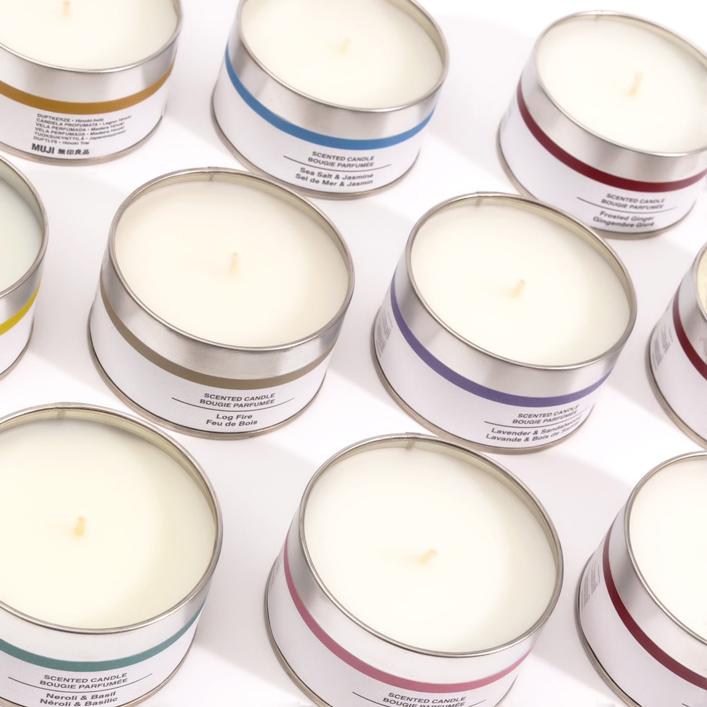 Hinoki Wood Tin Candle – 1 Wick