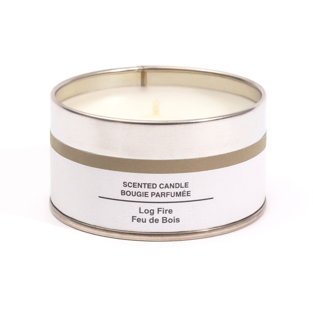 Log Fire Tin Candle – 1 Wick