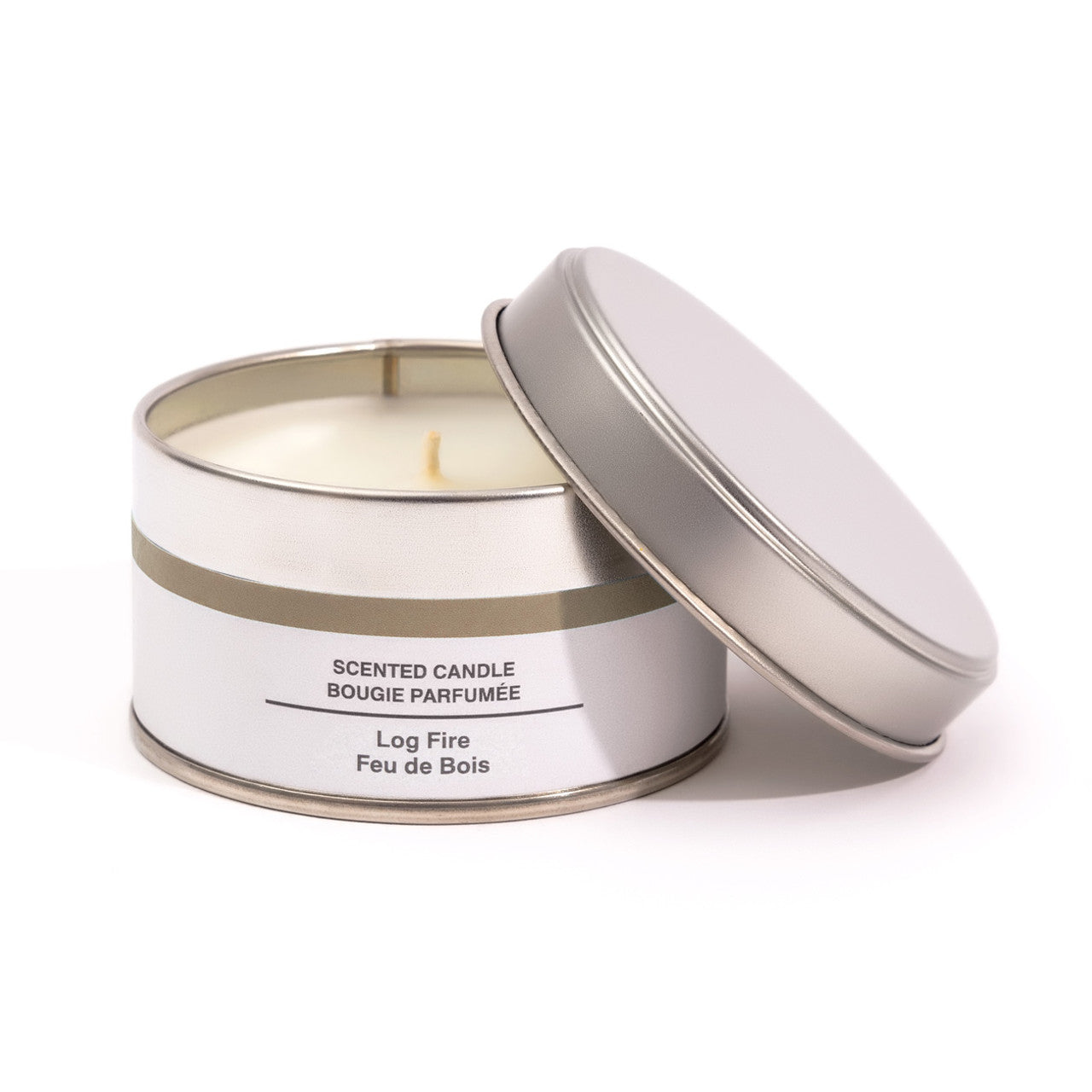 Log Fire Tin Candle – 1 Wick