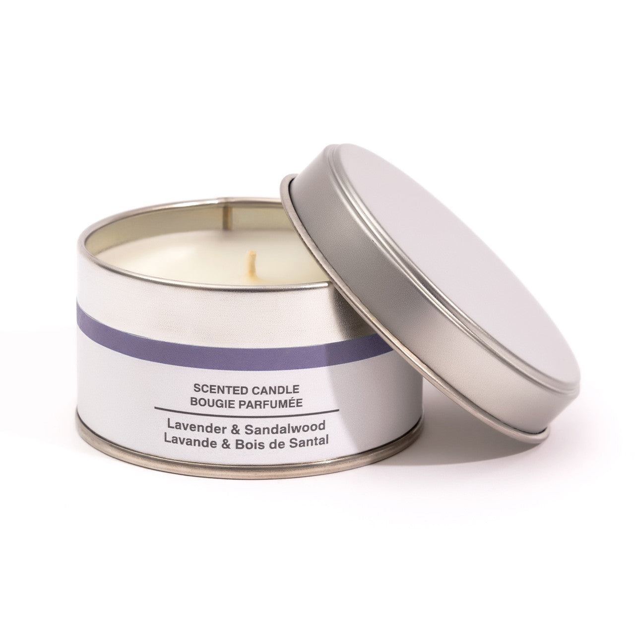 Lavender, Bergamot and Sandalwood Tin Candle – 1 Wick