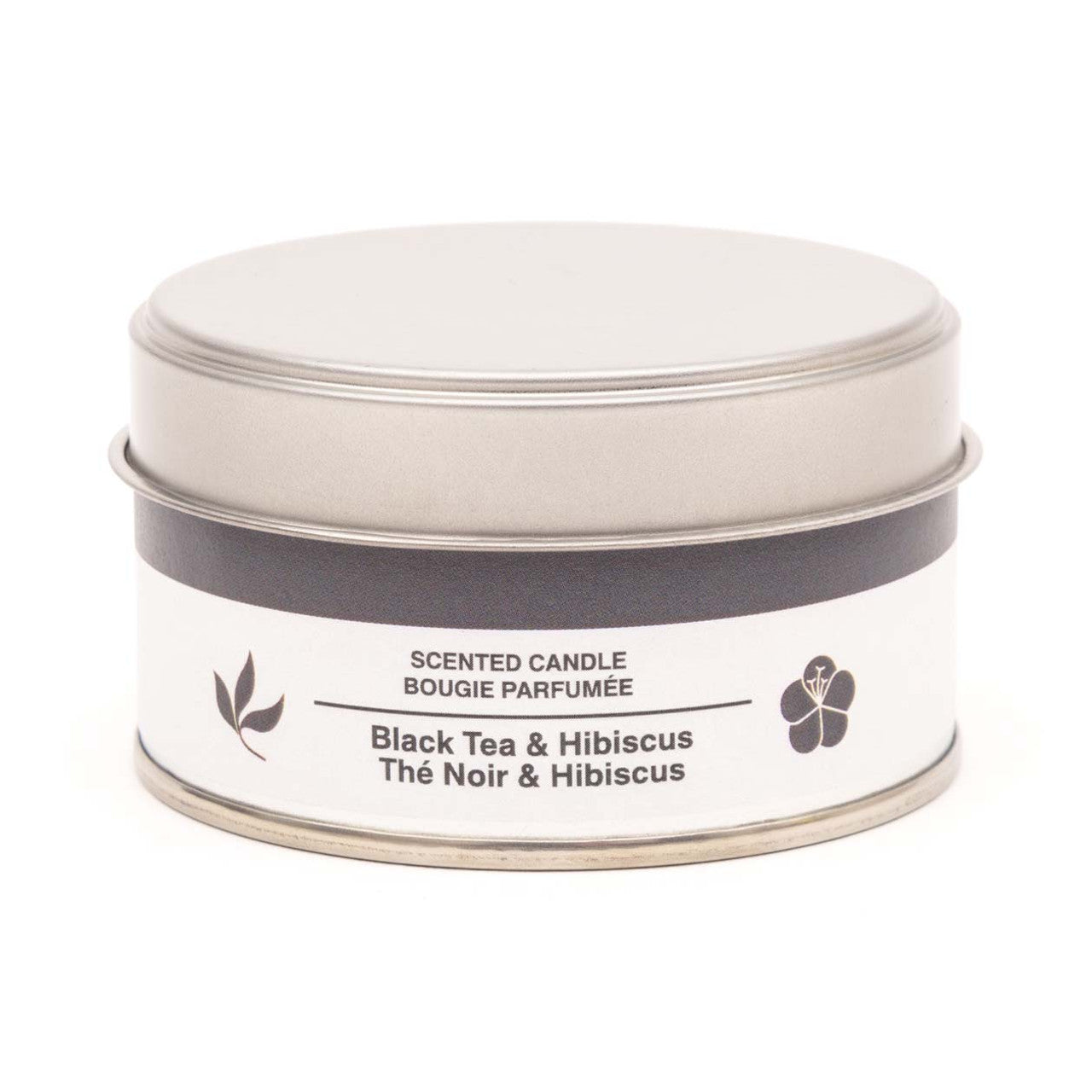 Black Tea and Hibiscus Tin Candle – 1 Wick