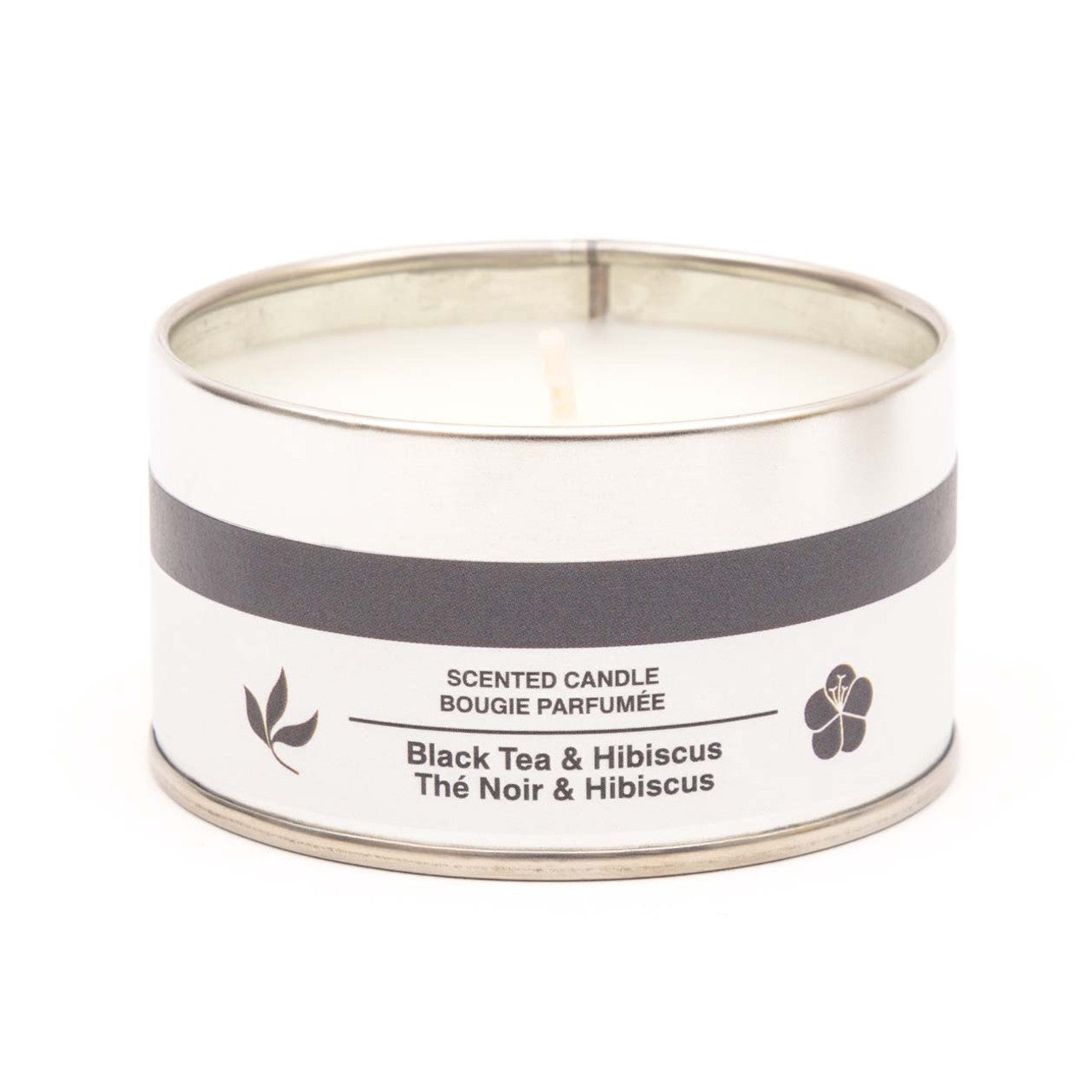 Black Tea and Hibiscus Tin Candle – 1 Wick