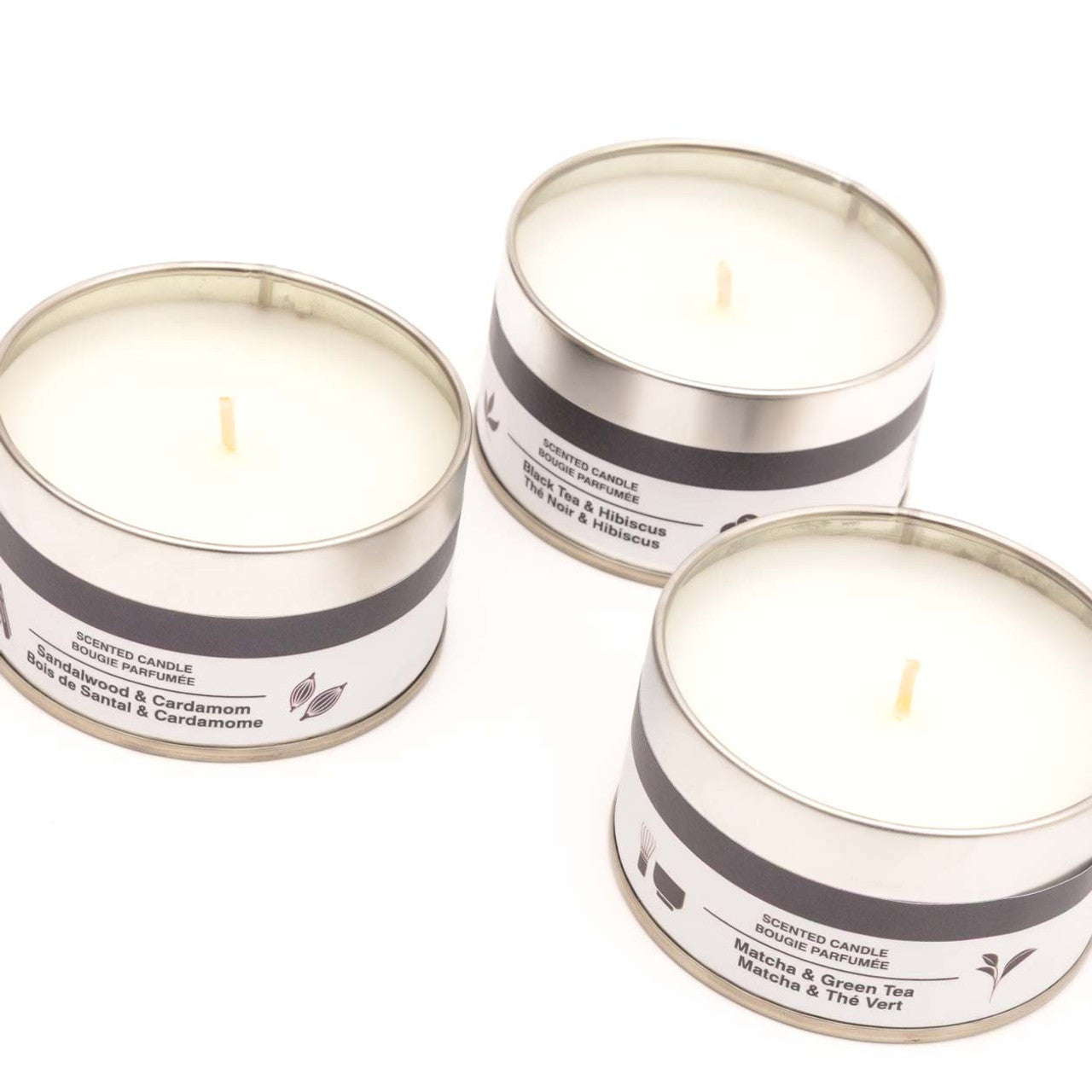 Black Tea and Hibiscus Tin Candle – 1 Wick