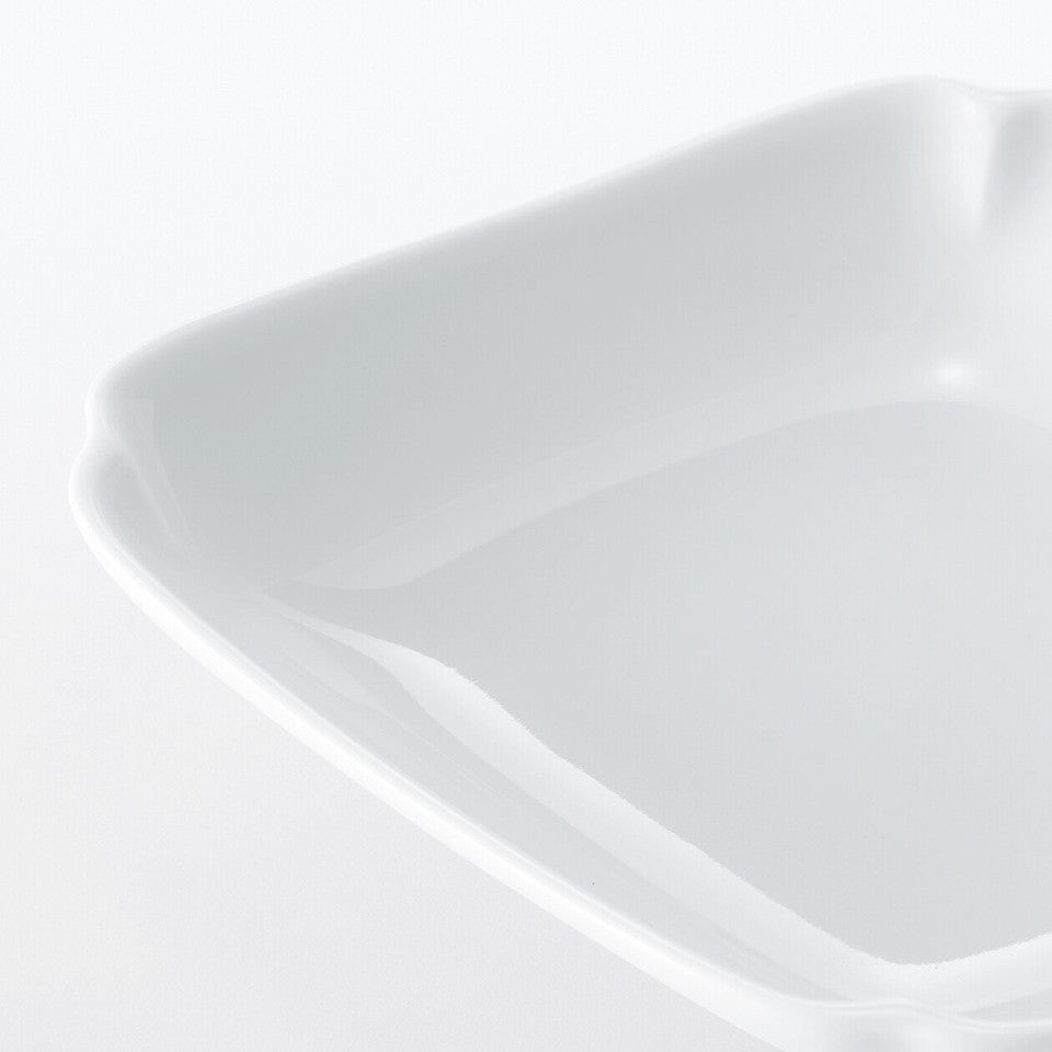 Hasami Ware Porcelain Fortune Plate ‐ Diamond White