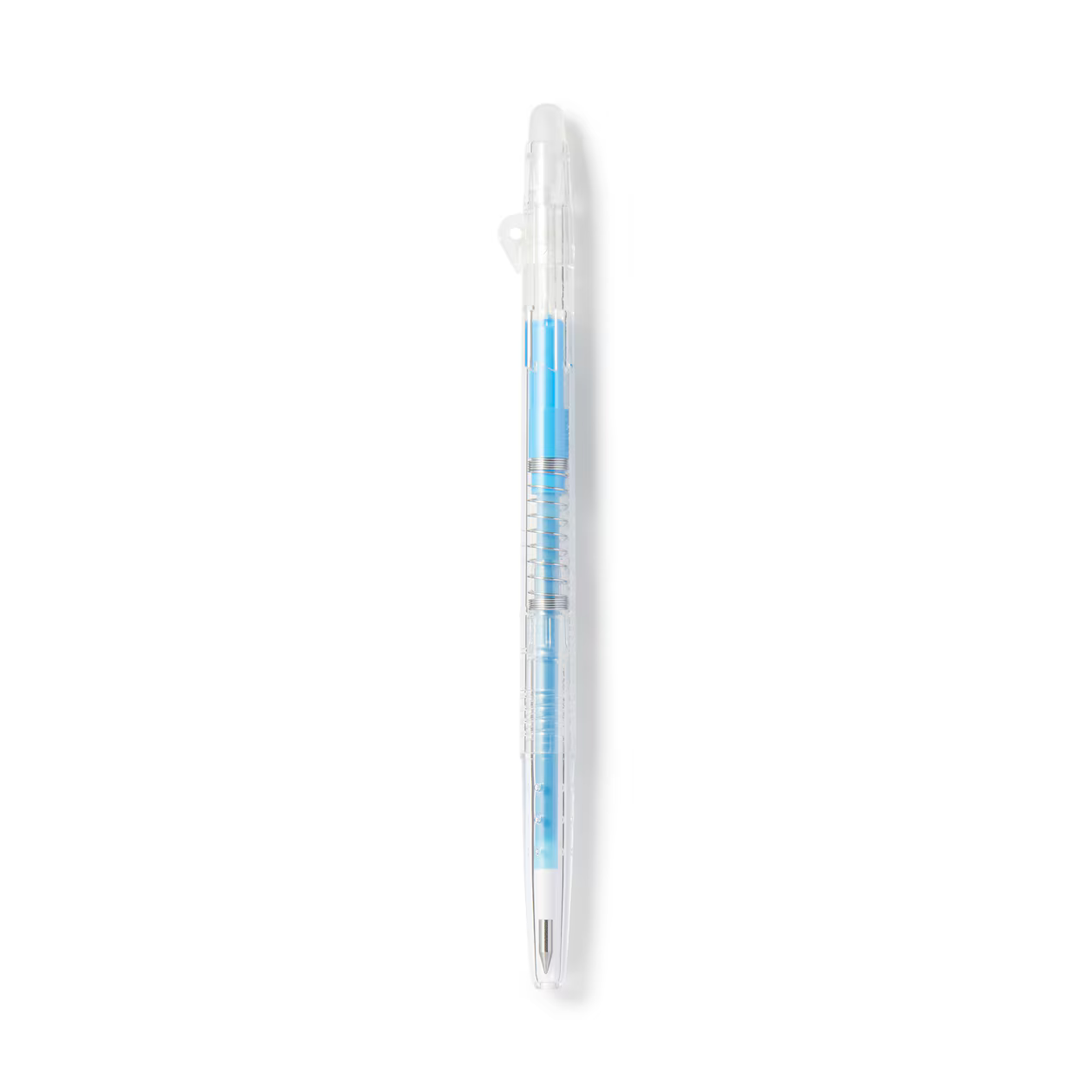 Erasable Slim Ballpoint Pen, 0.38mm Tip, Knock-Style