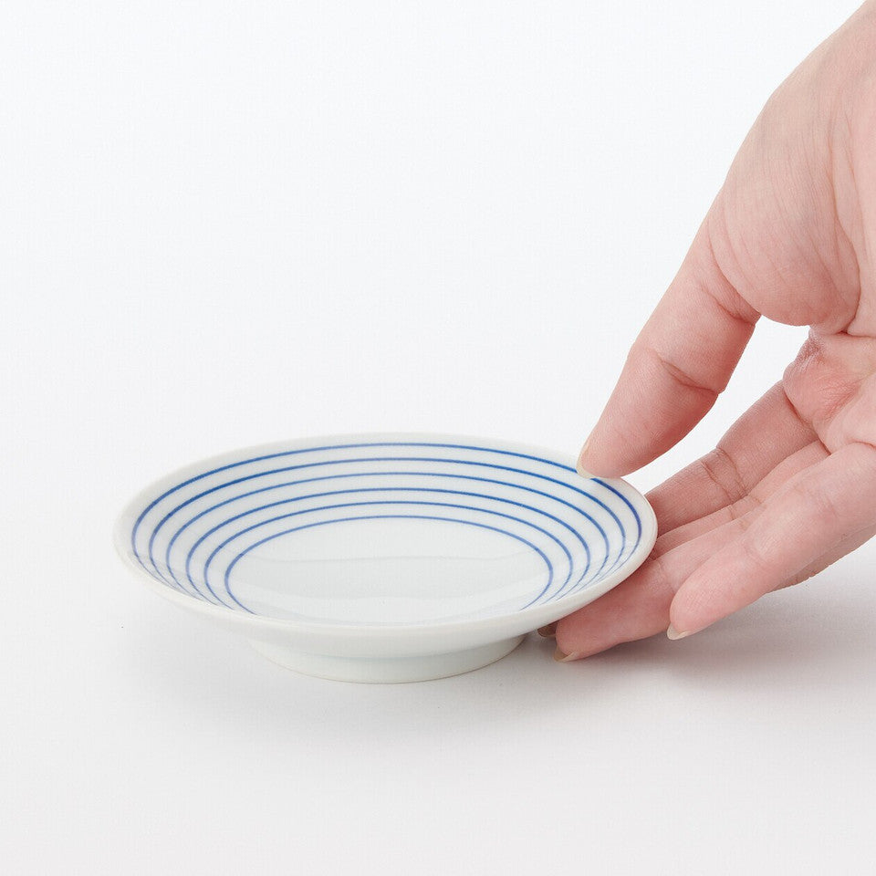 Hasami Ware Porcelain Plate ‐ Stripe