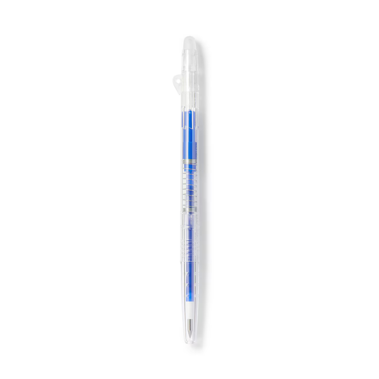 Erasable Slim Ballpoint Pen, 0.38mm Tip, Knock-Style