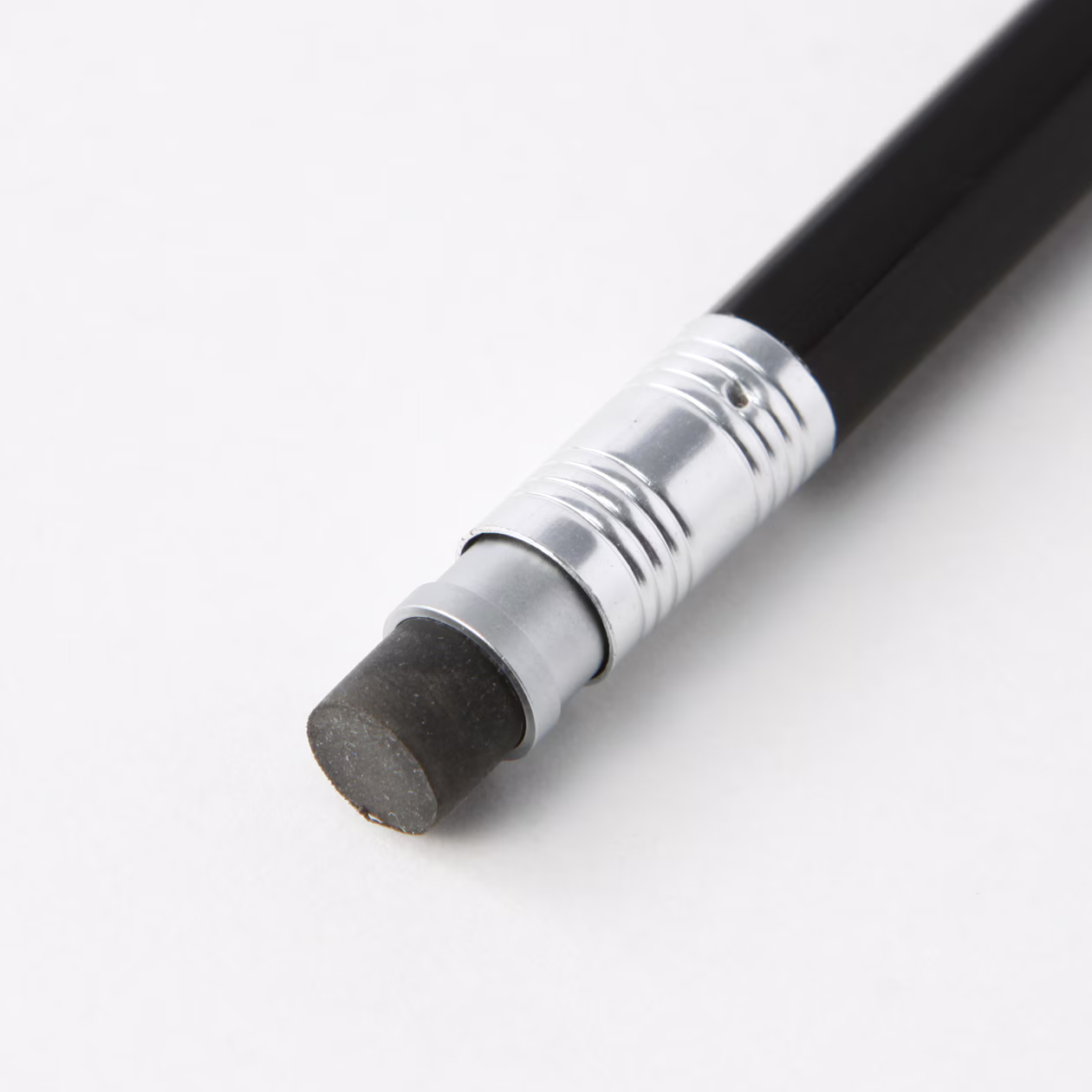 Wooden Hexagonal Mechanical Pencil with Eraser (0.5mm, Black)