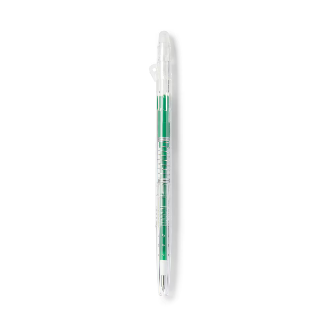 Erasable Slim Ballpoint Pen, 0.38mm Tip, Knock-Style