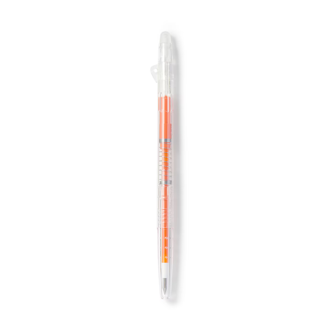 Erasable Slim Ballpoint Pen, 0.38mm Tip, Knock-Style